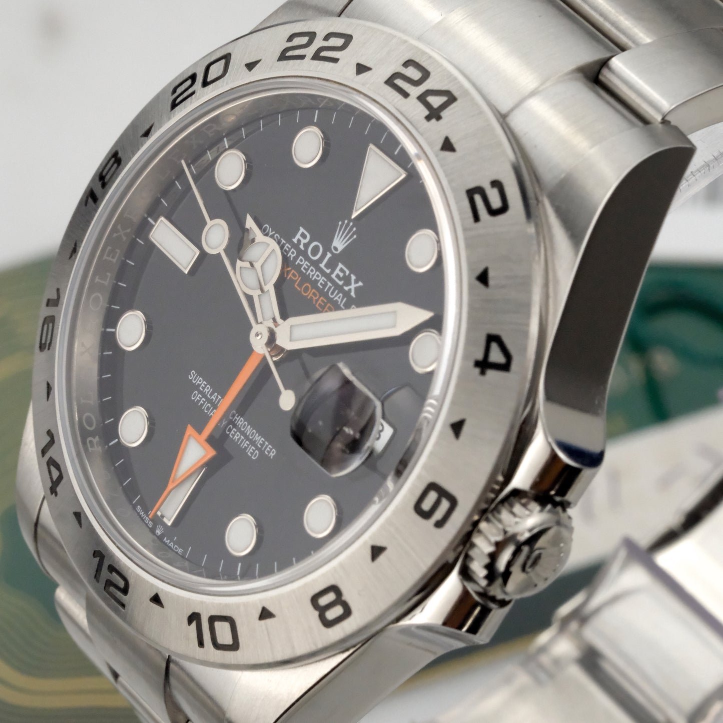 2023 Rolex Explorer II Black Dial | 226570 | Card + Tag