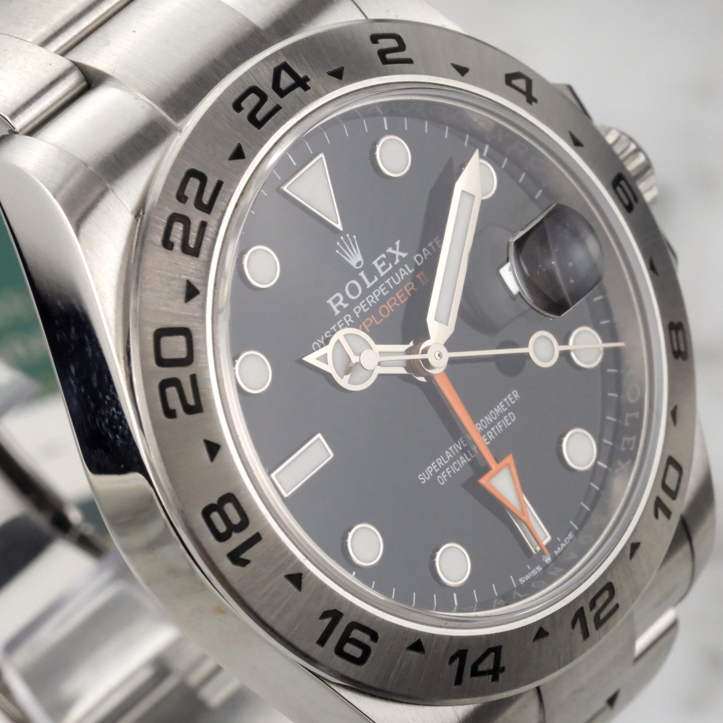 2023 Rolex Explorer II Black Dial | 226570 | Card + Tag