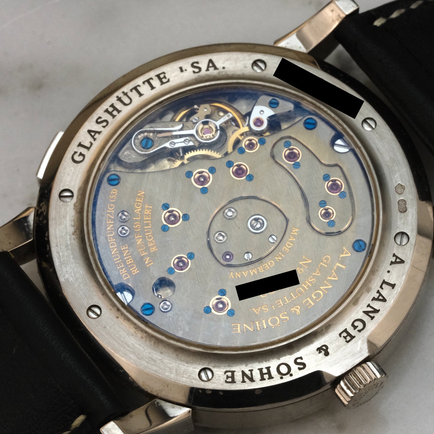 2004 A. Lange & Sohne Grand Lange 1 "Luminous" 115.029, Full Set