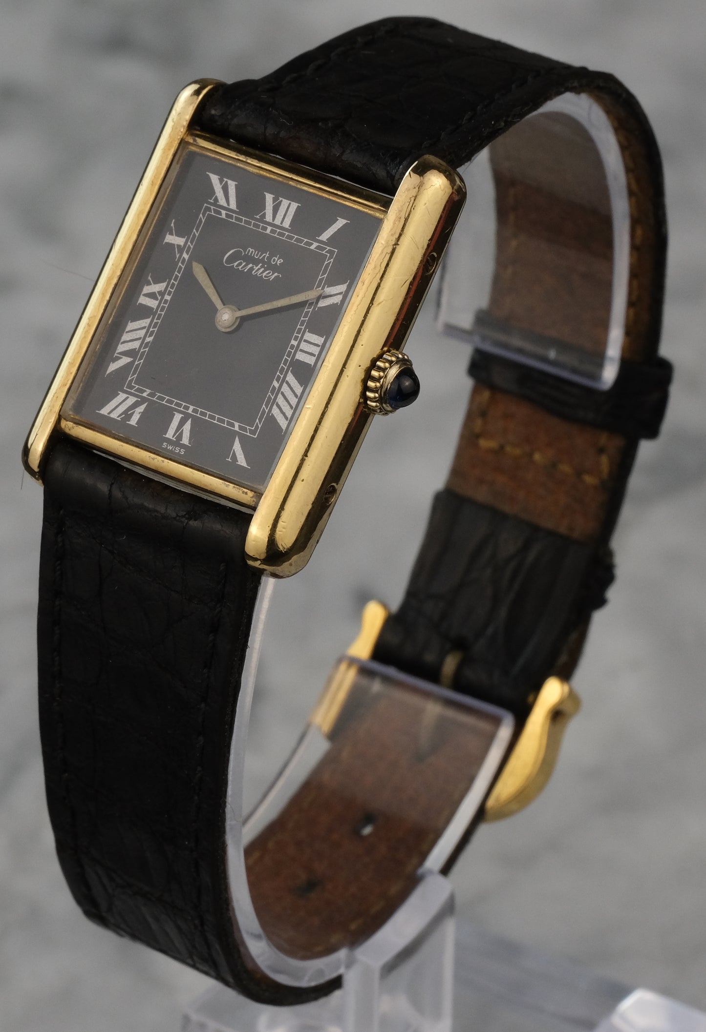 Vintage Cartier Tank Must Tuxedo Dial