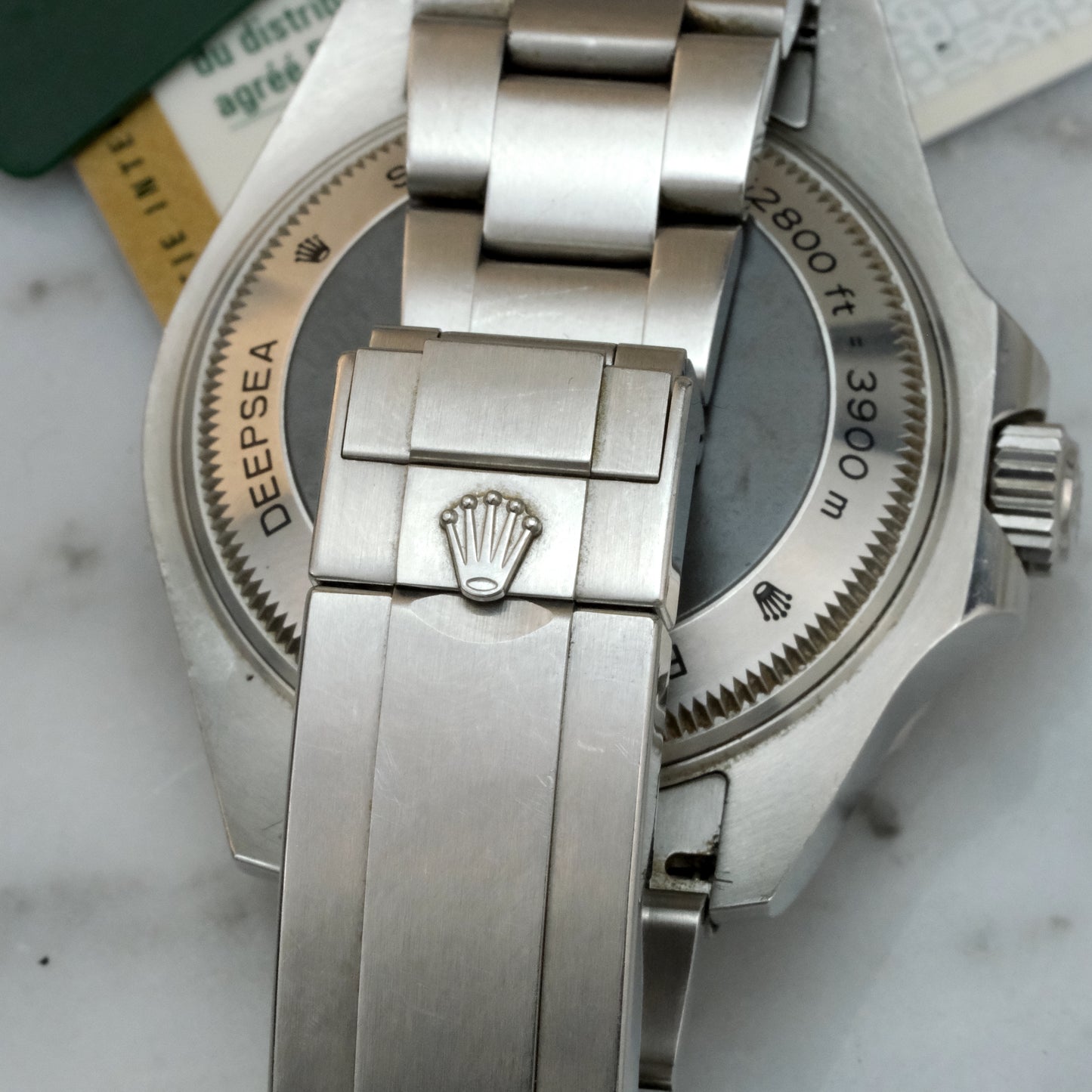 2014 Rolex Sea Dweller Deepsea 116660 with card and tag