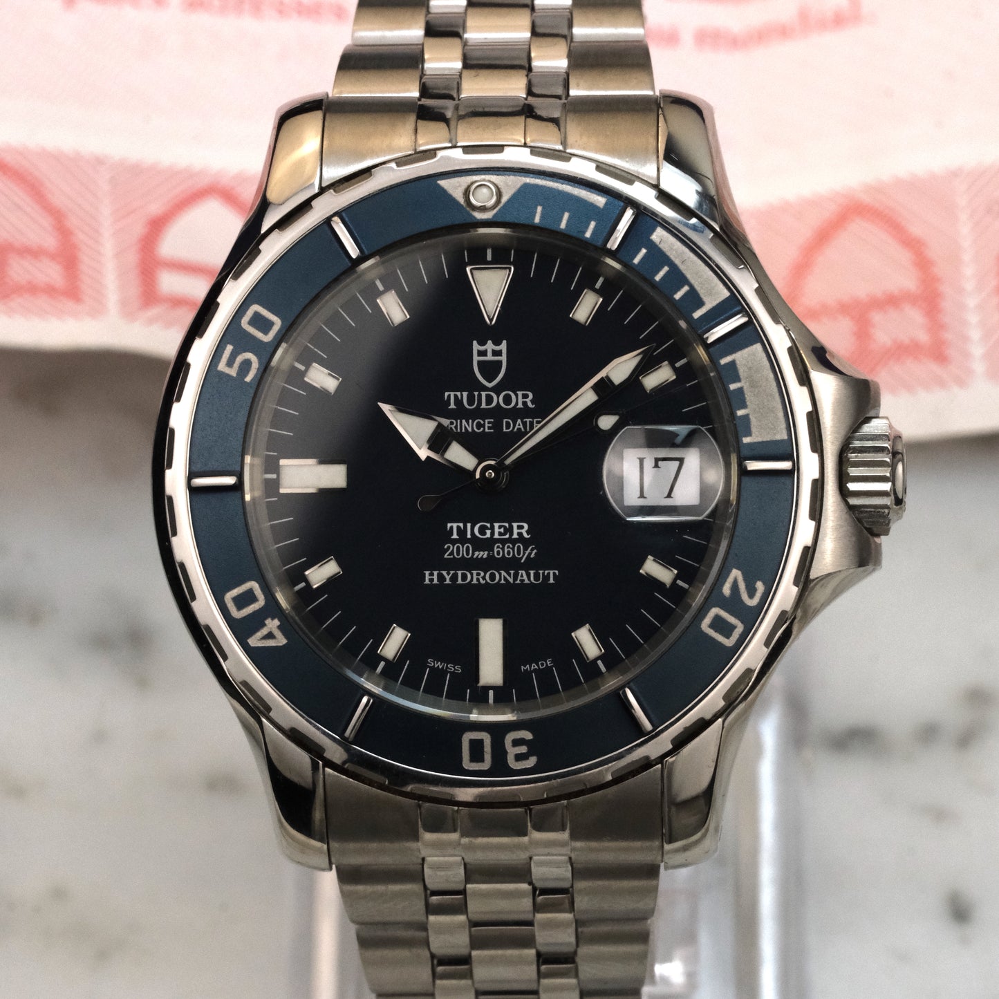 2001 Tudor Prince Hydronaut 89190P, with papers