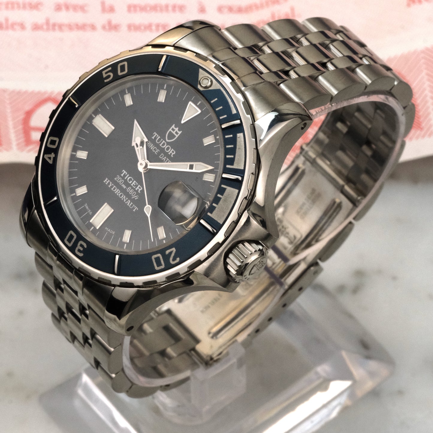 2001 Tudor Prince Hydronaut 89190P, with papers