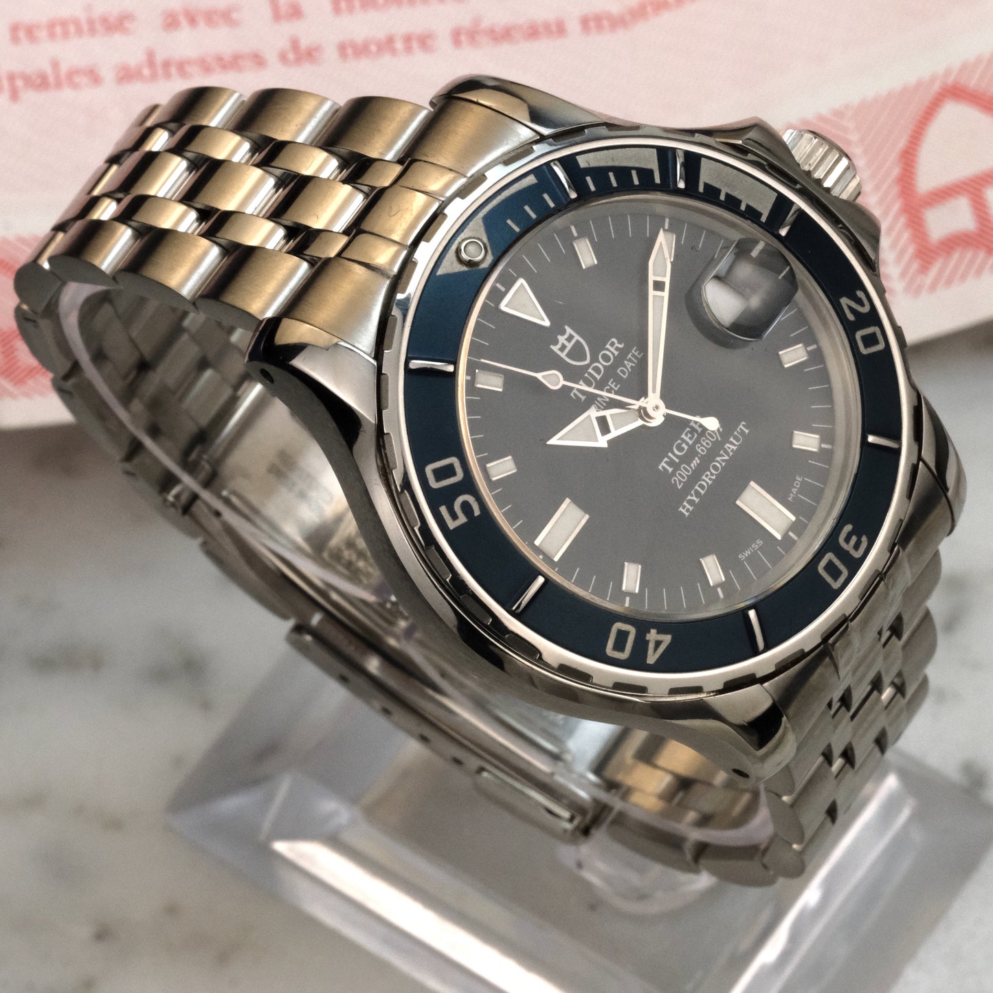 2001 Tudor Prince Hydronaut 89190P, with papers