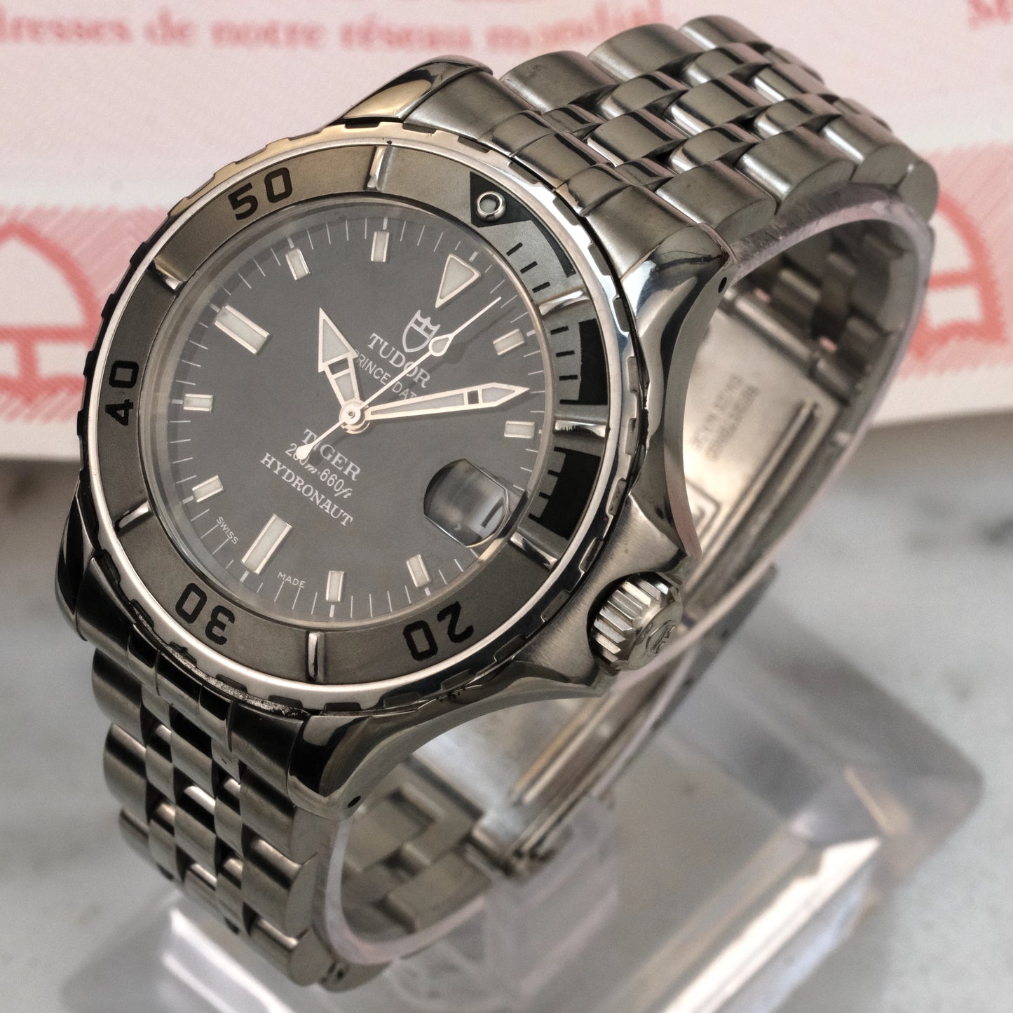 2002 Tudor Prince Hydronaut 85190P, with papers