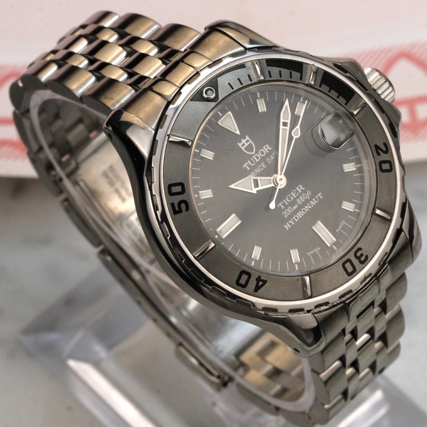2002 Tudor Prince Hydronaut 85190P, with papers