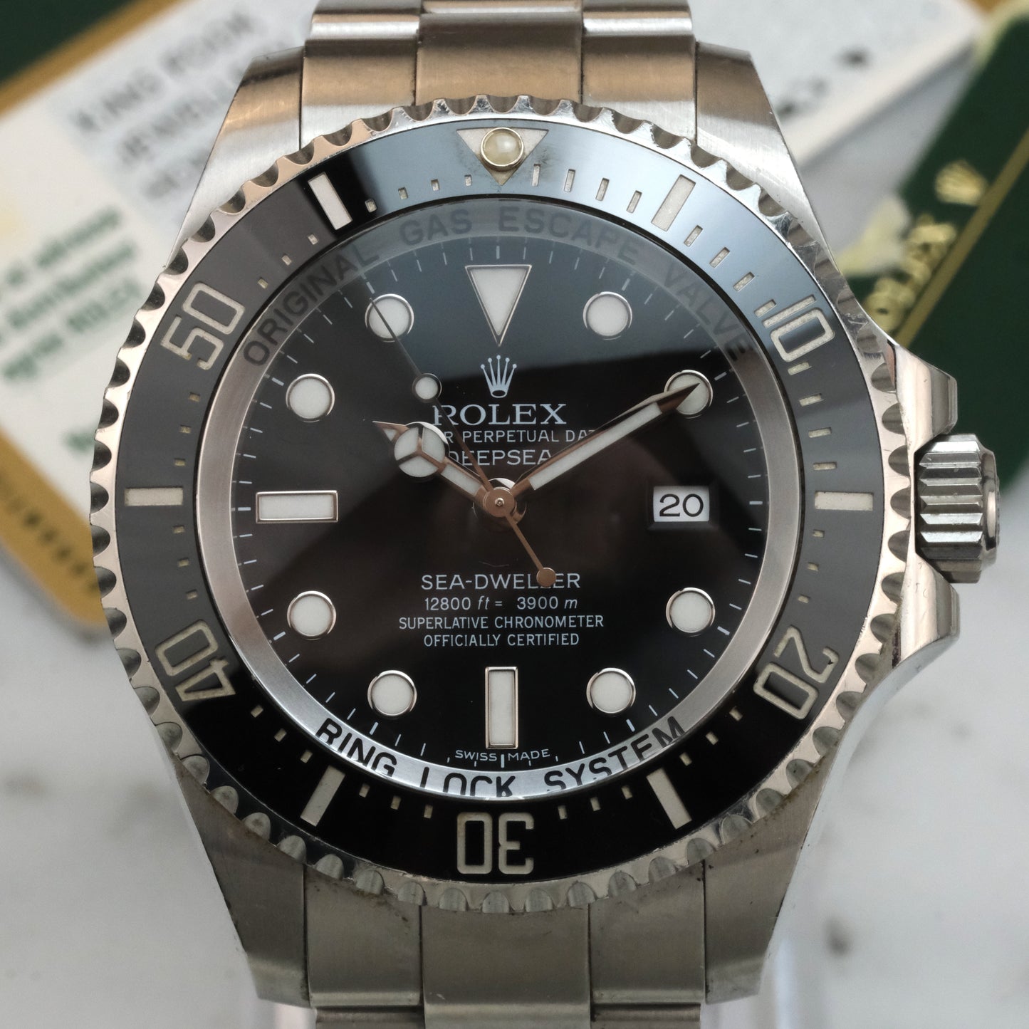 2014 Rolex Sea Dweller Deepsea 116660 with card and tag