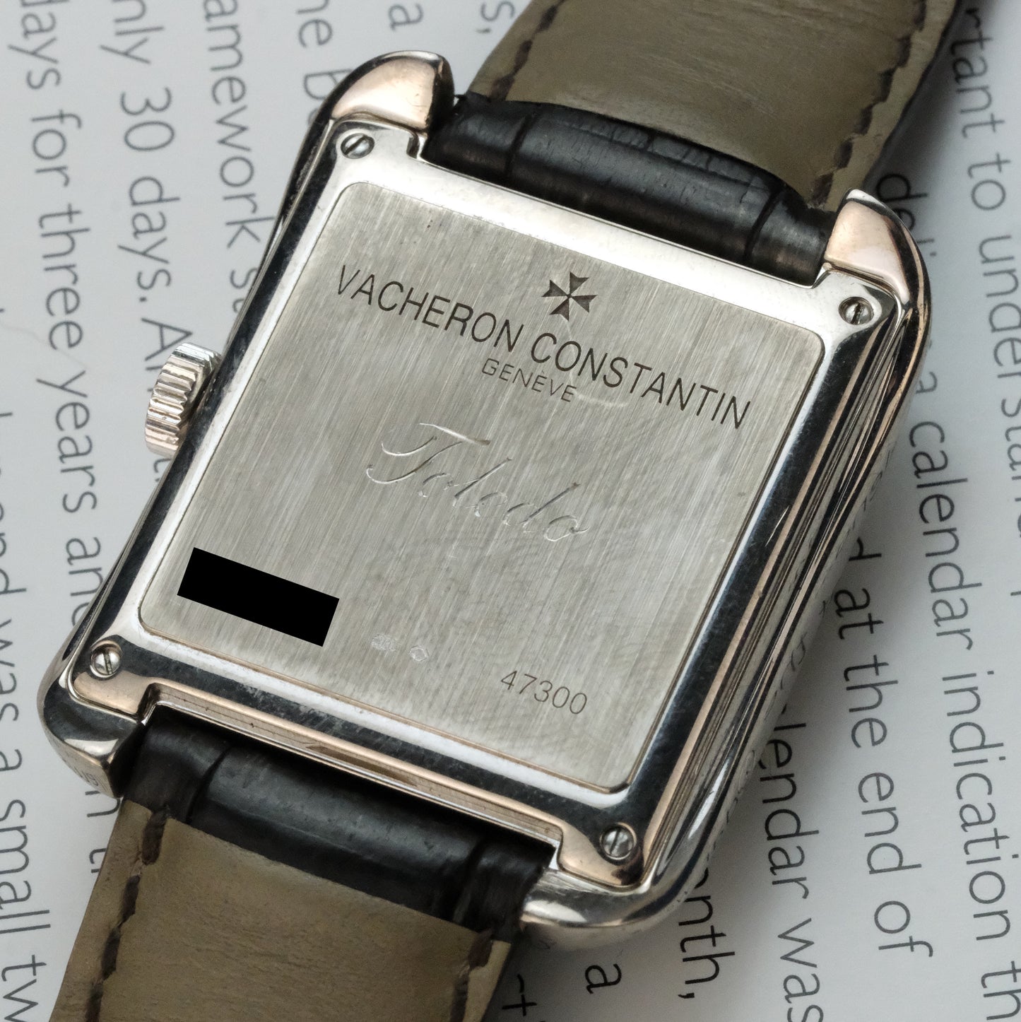 Vacheron Constantin Historiques 1952, ref 47300