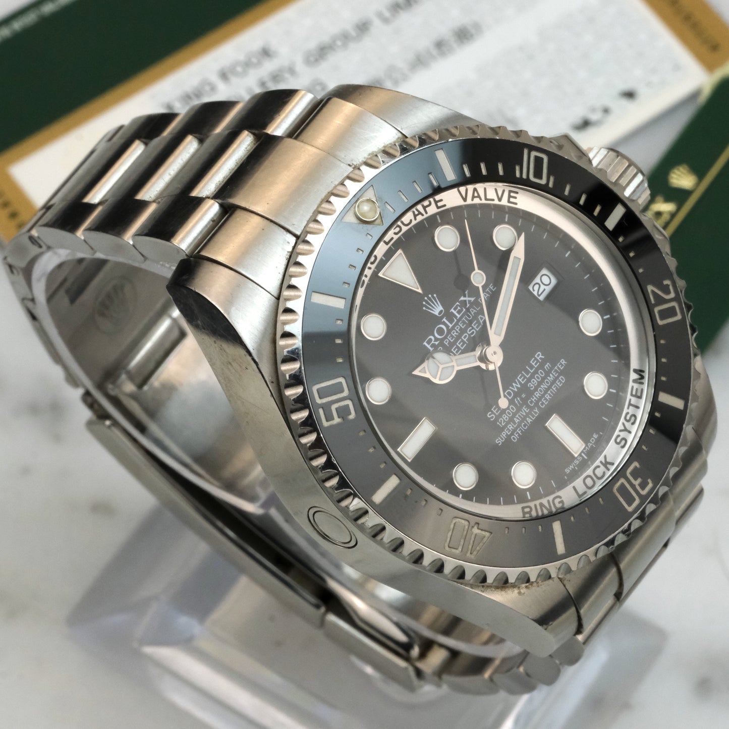 2014 Rolex Sea Dweller Deepsea 116660 with card and tag