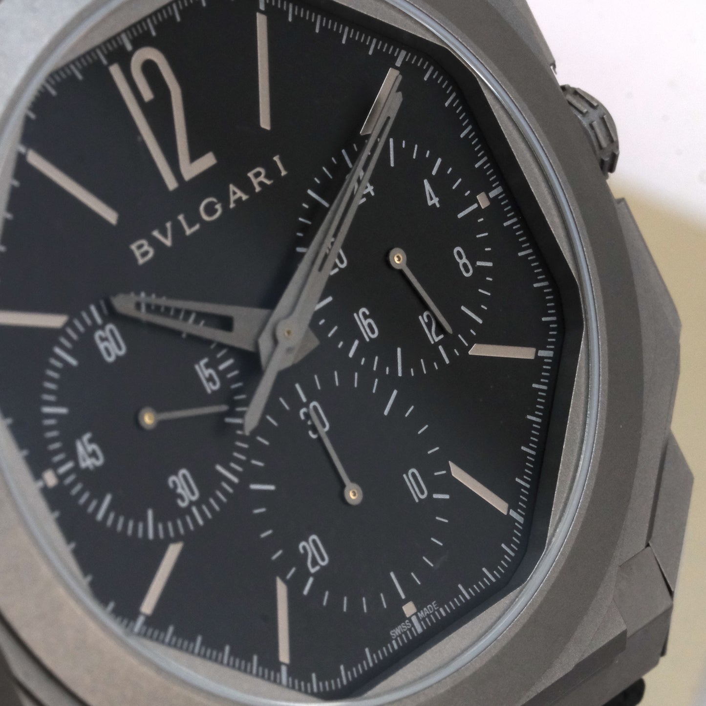 2022 Bulgari Octo Finissimo Chronograph GMT 103371 Full Kit