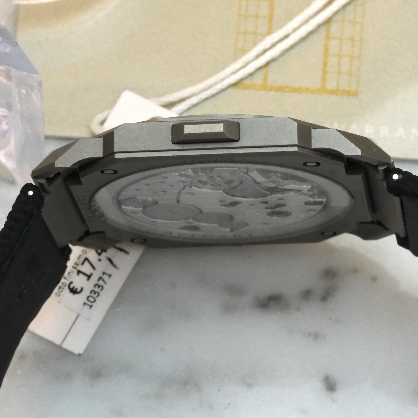 2022 Bulgari Octo Finissimo Chronograph GMT 103371 Full Kit