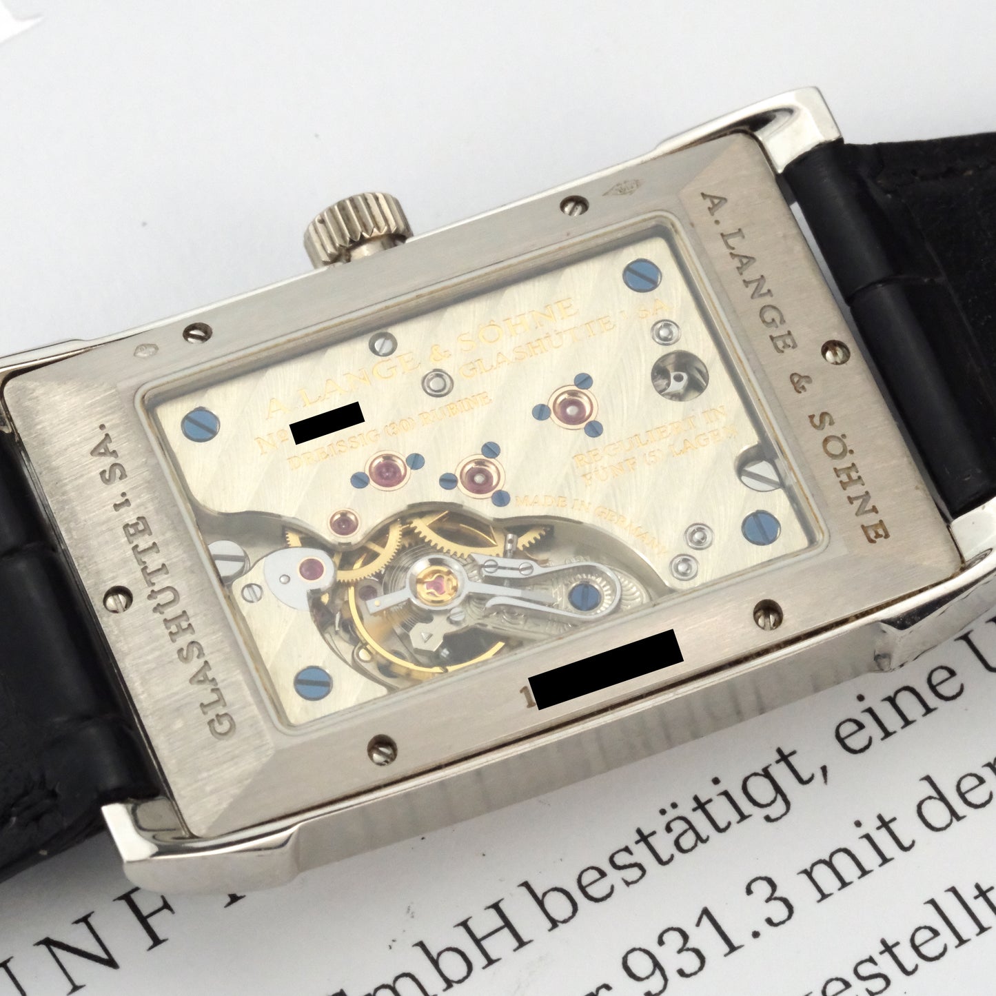 2000's A. Lange & Sohne Cabaret | 107.035 | Box, Certificate, Serviced by ALS