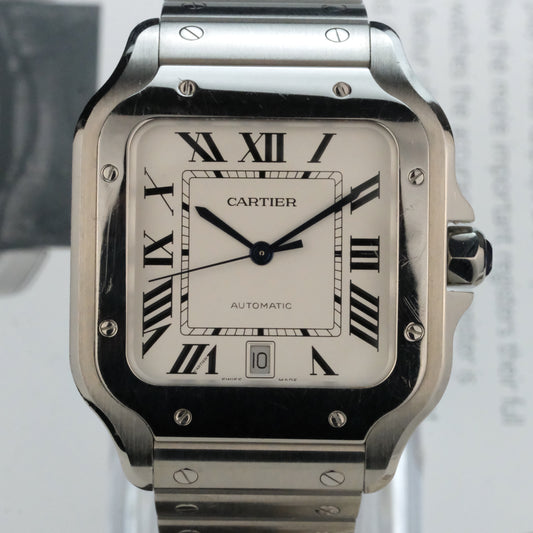 Santos de Cartier Large, WSSA0018. Full kit