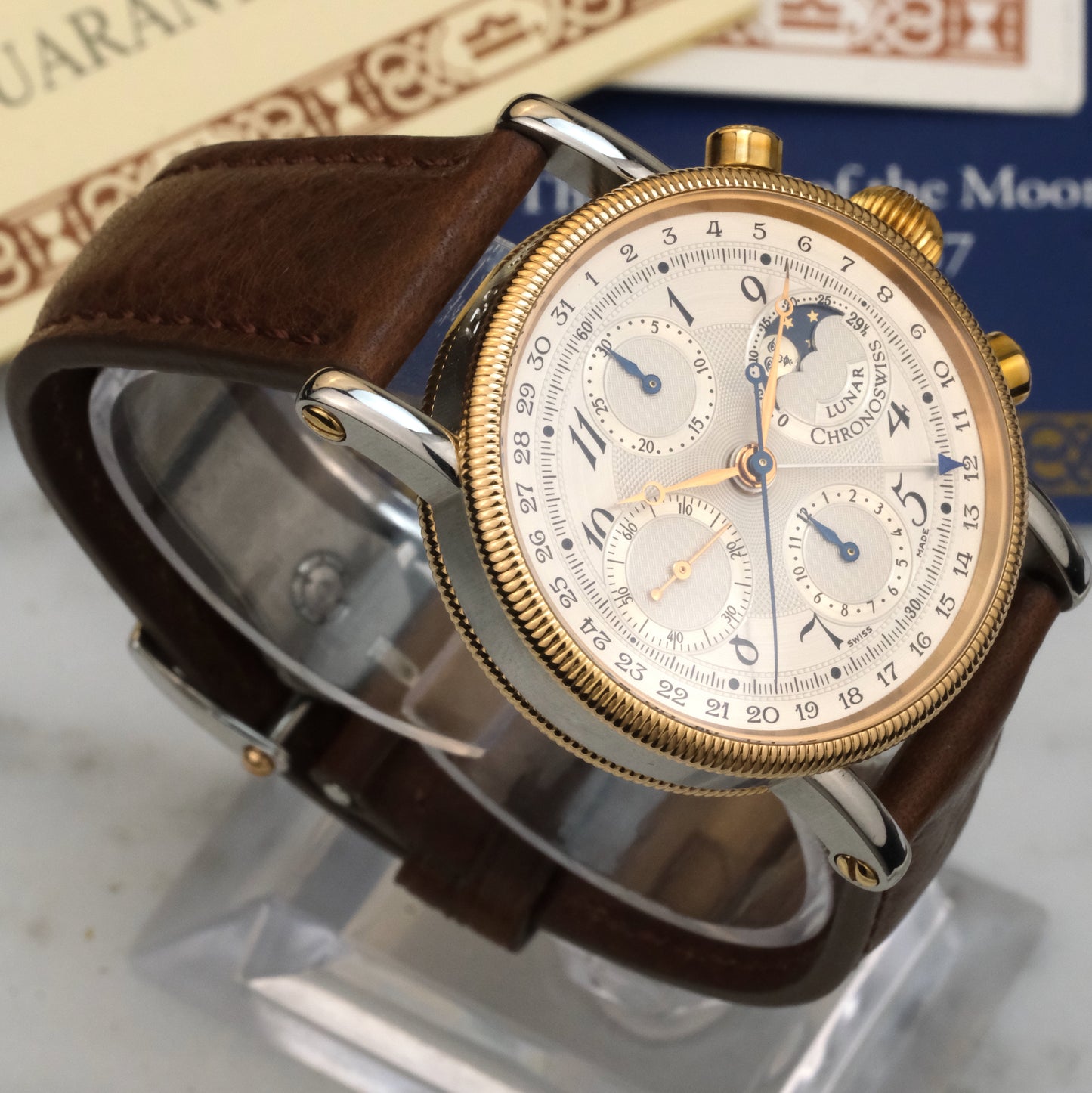 Chronoswiss Lunar Chronograph CH7522R, Full Set, Open date