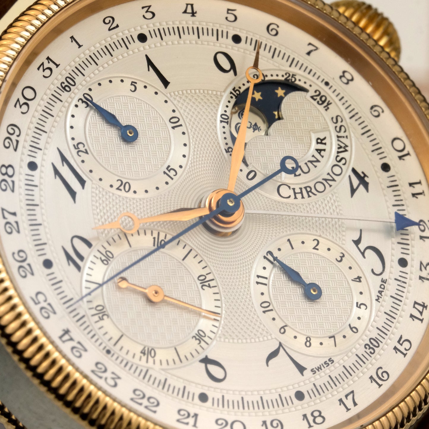 Chronoswiss Lunar Chronograph CH7522R, Full Set, Open date