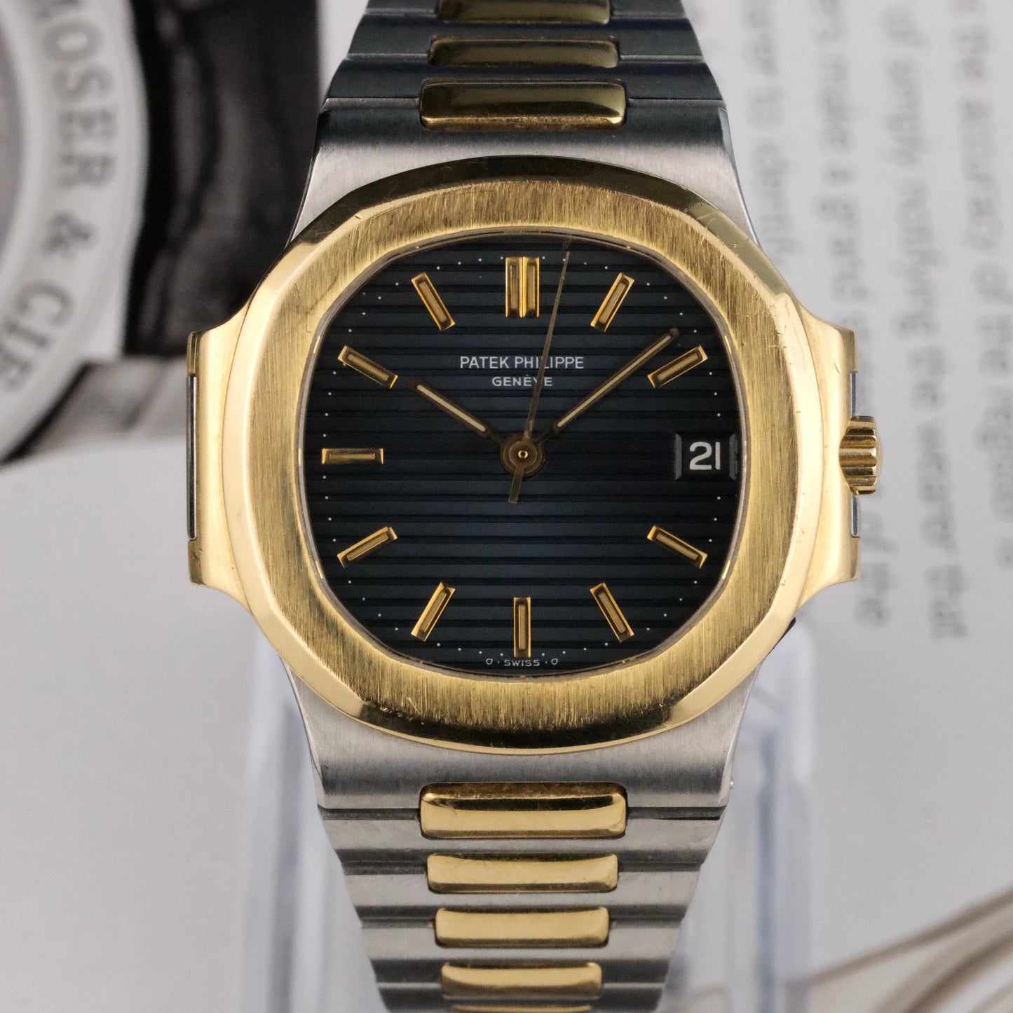 1986 Patek Phillipe Nautilus 3800/001 Full Set