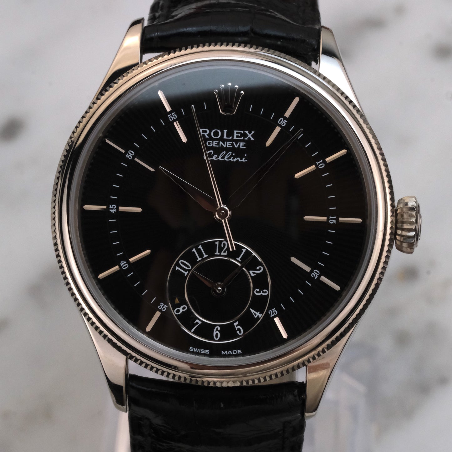 Rolex Cellini Dual Time | White Gold | Ref. 50529