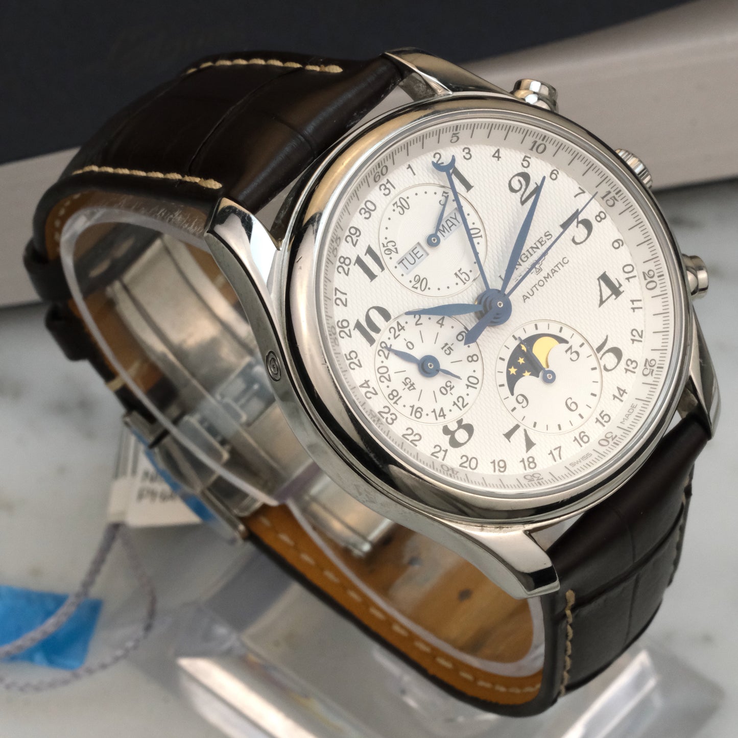 Longines Master Moonphase Chronograph L2.673.4, Full Set