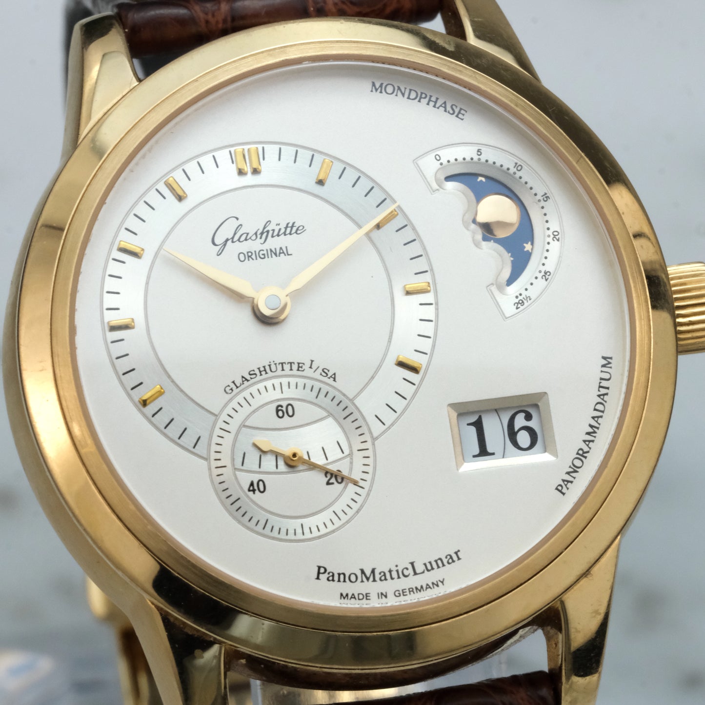 2006 Glashütte Original PanoMaticLunar 90-02-01-01-04, Full set