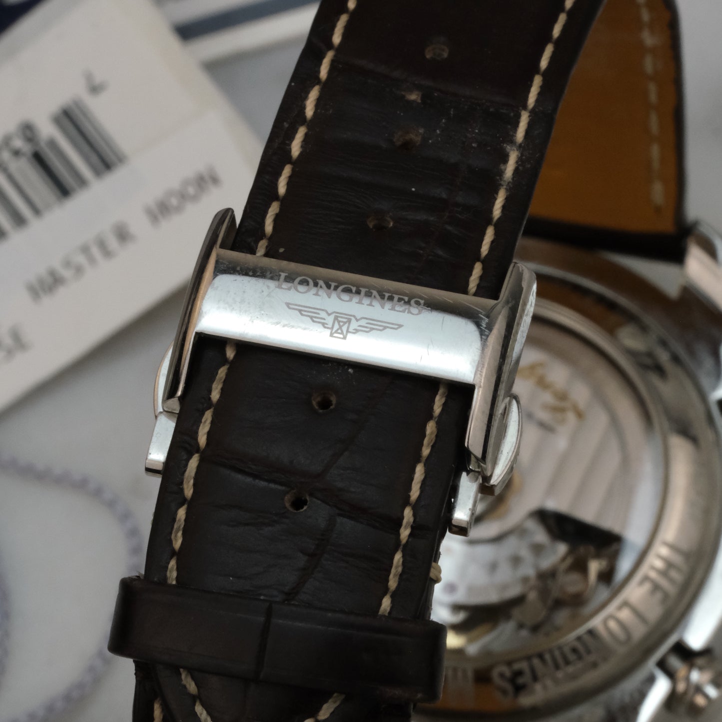 Longines Master Moonphase Chronograph L2.673.4, Full Set