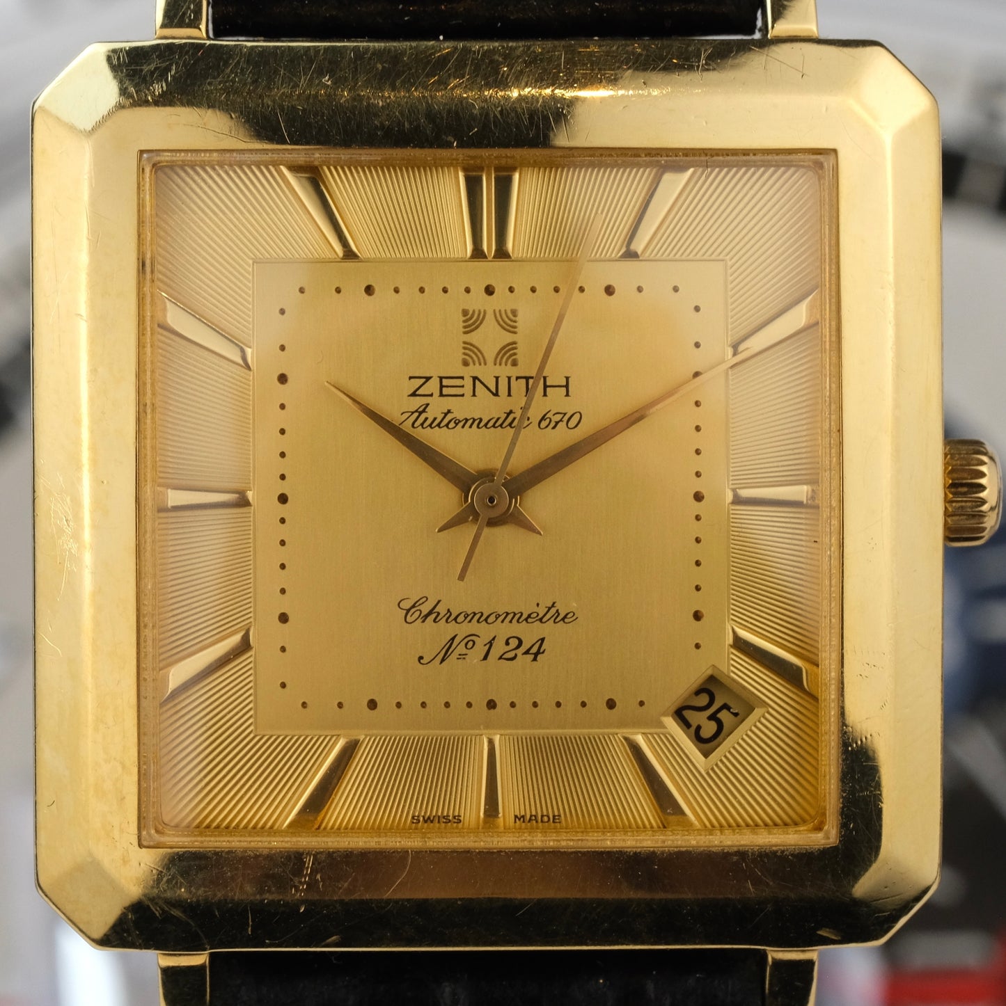 1990's Zenith Limited Edition "Cioccolatone", 18k gold