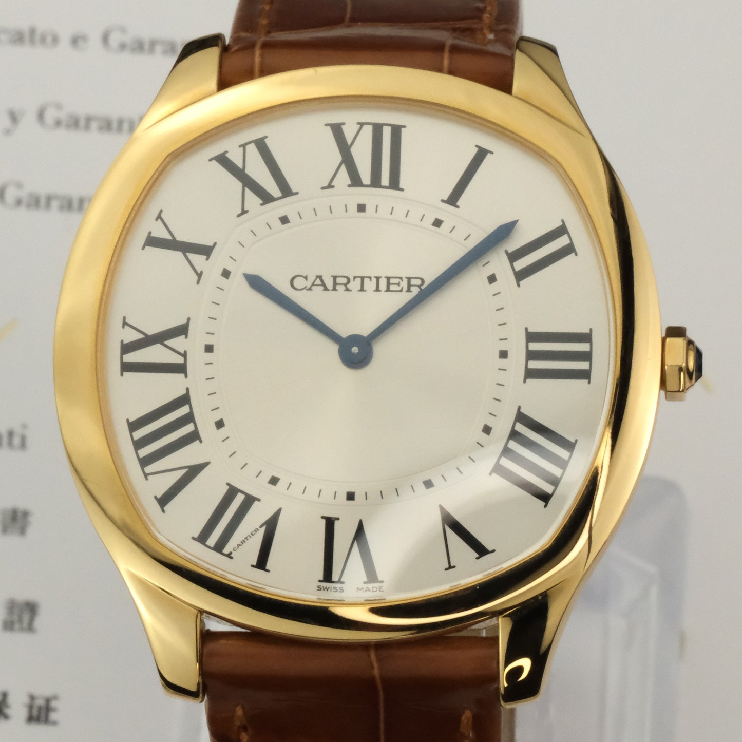 2018 Cartier Drive de Cartier Extra Flat Yellow Gold | WGNM0011 | Full Set