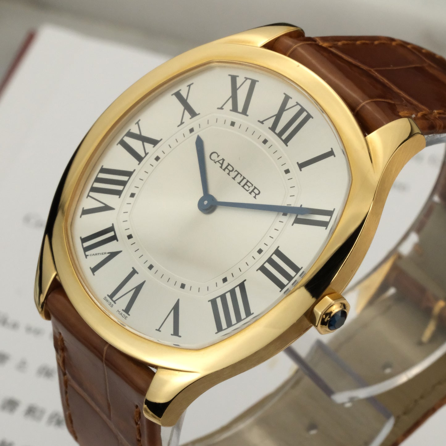 2018 Cartier Drive de Cartier Extra Flat Yellow Gold | WGNM0011 | Full Set