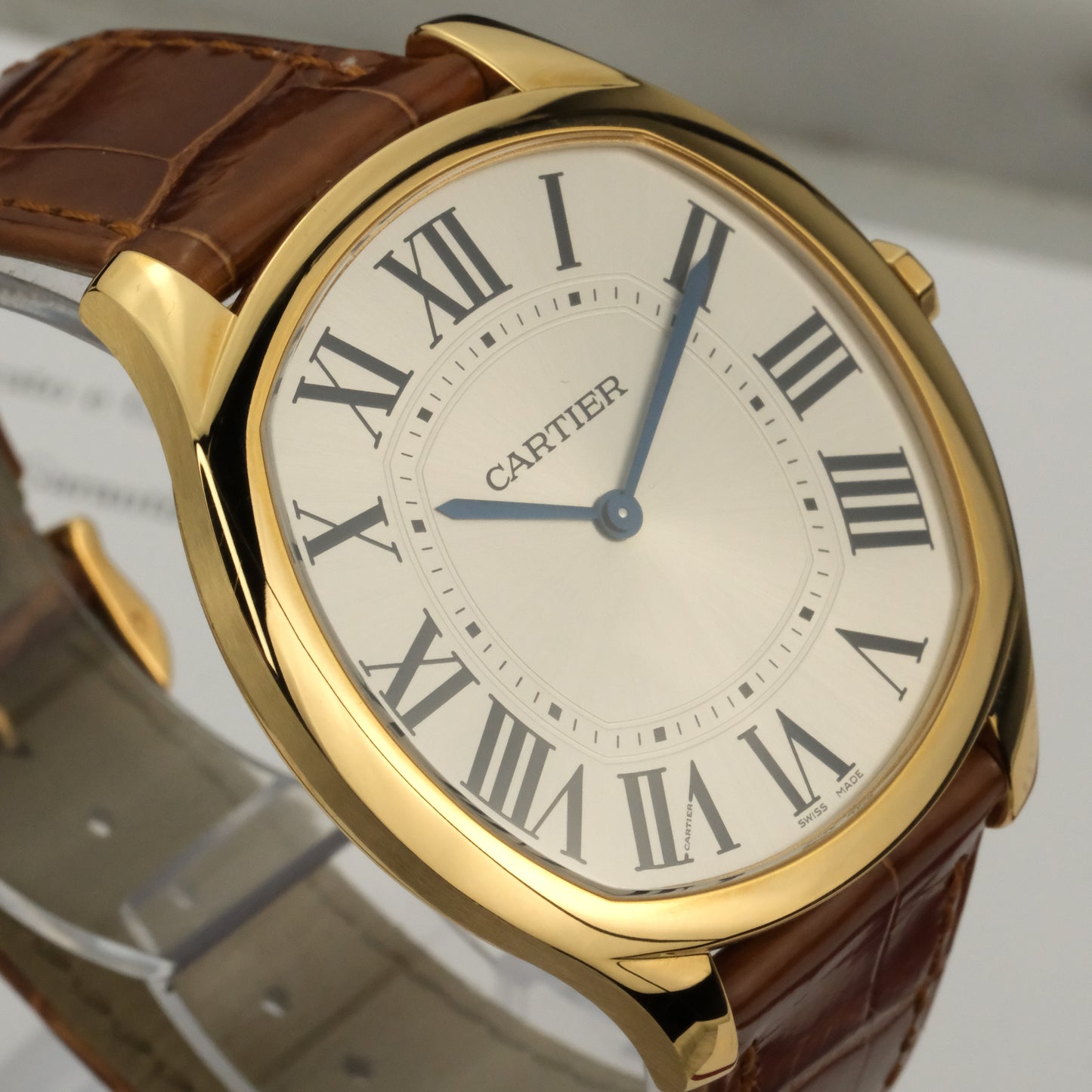 2018 Cartier Drive de Cartier Extra Flat Yellow Gold | WGNM0011 | Full Set