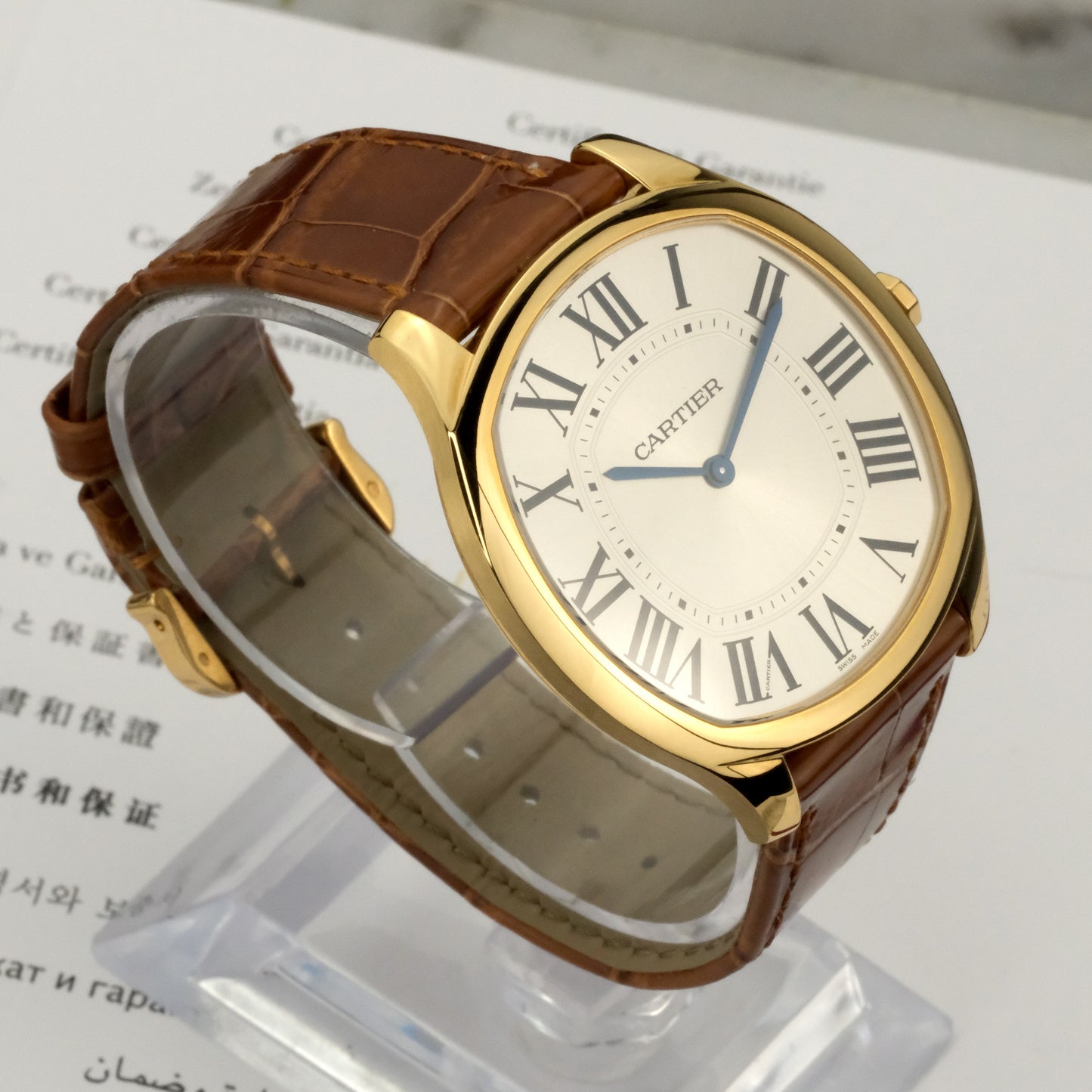 2018 Cartier Drive de Cartier Extra Flat Yellow Gold | WGNM0011 | Full Set