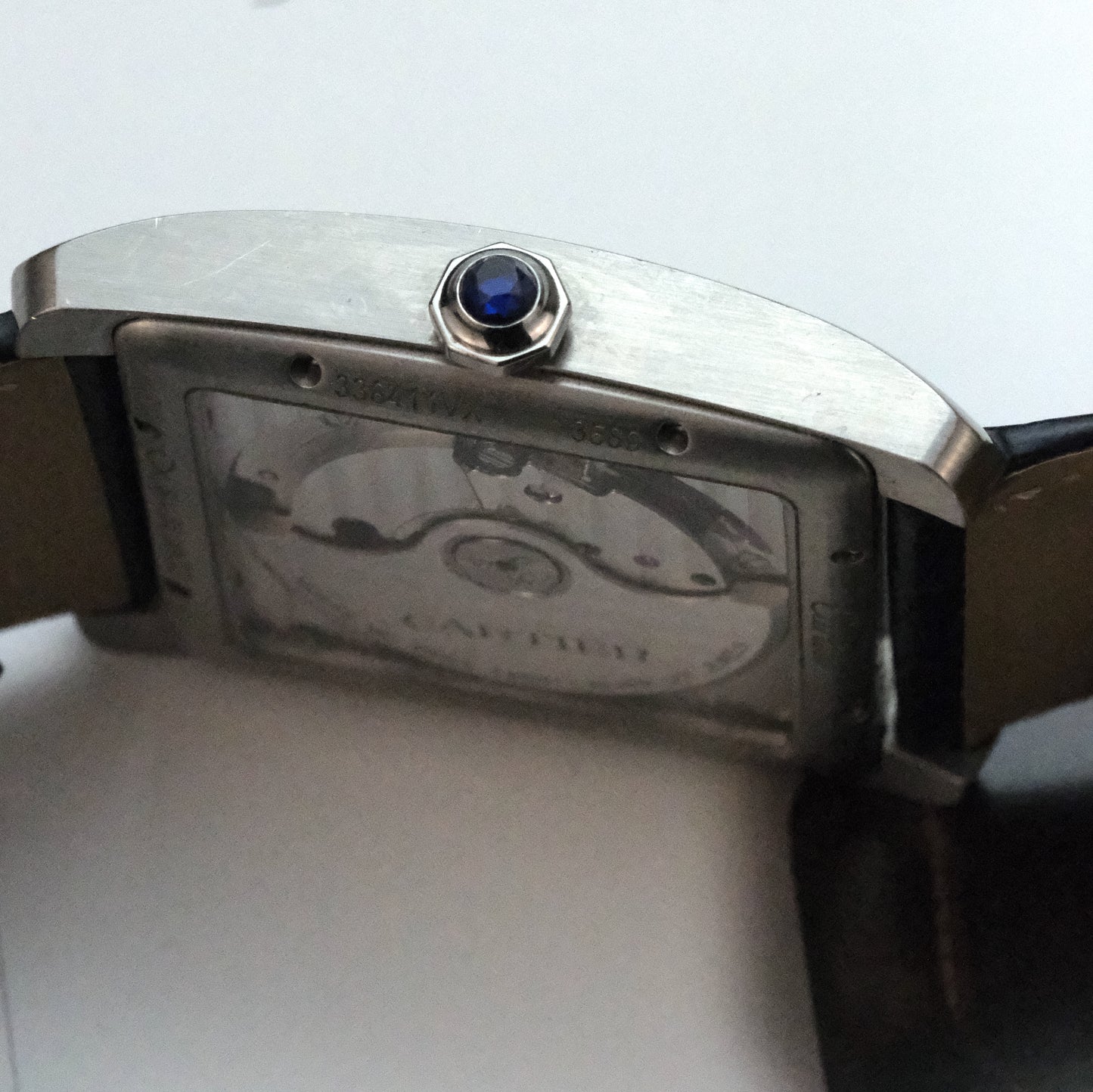 Late 2010's Cartier Tank MC Blue Dial, WSTA0010