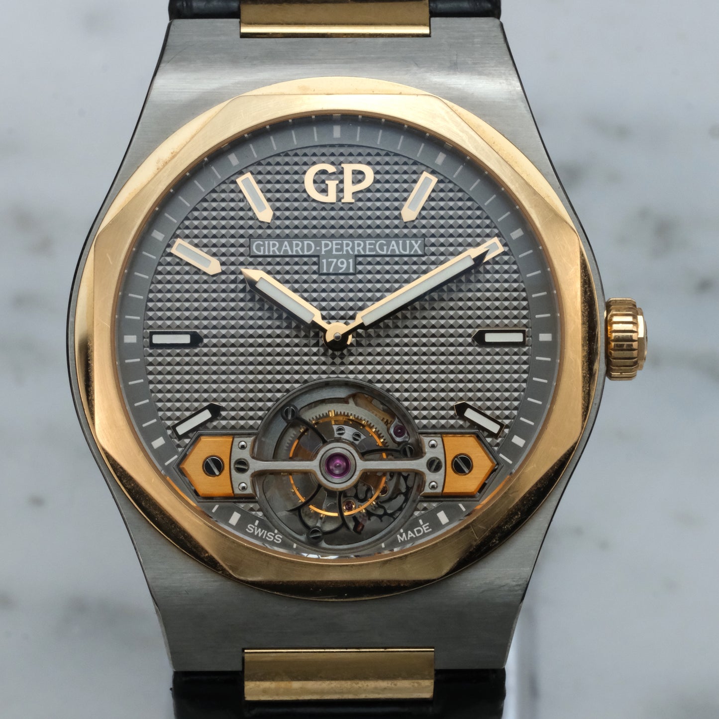 2017 Girard-Perregaux Laureato Tourbillon 99105