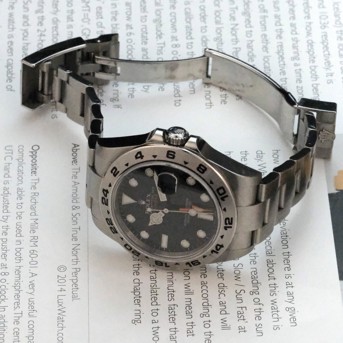 Mid 2010's Rolex 216570 with hangtag and manual