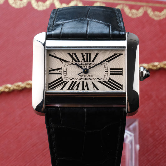 2004 Cartier Tank Divan 2612 with box and papers