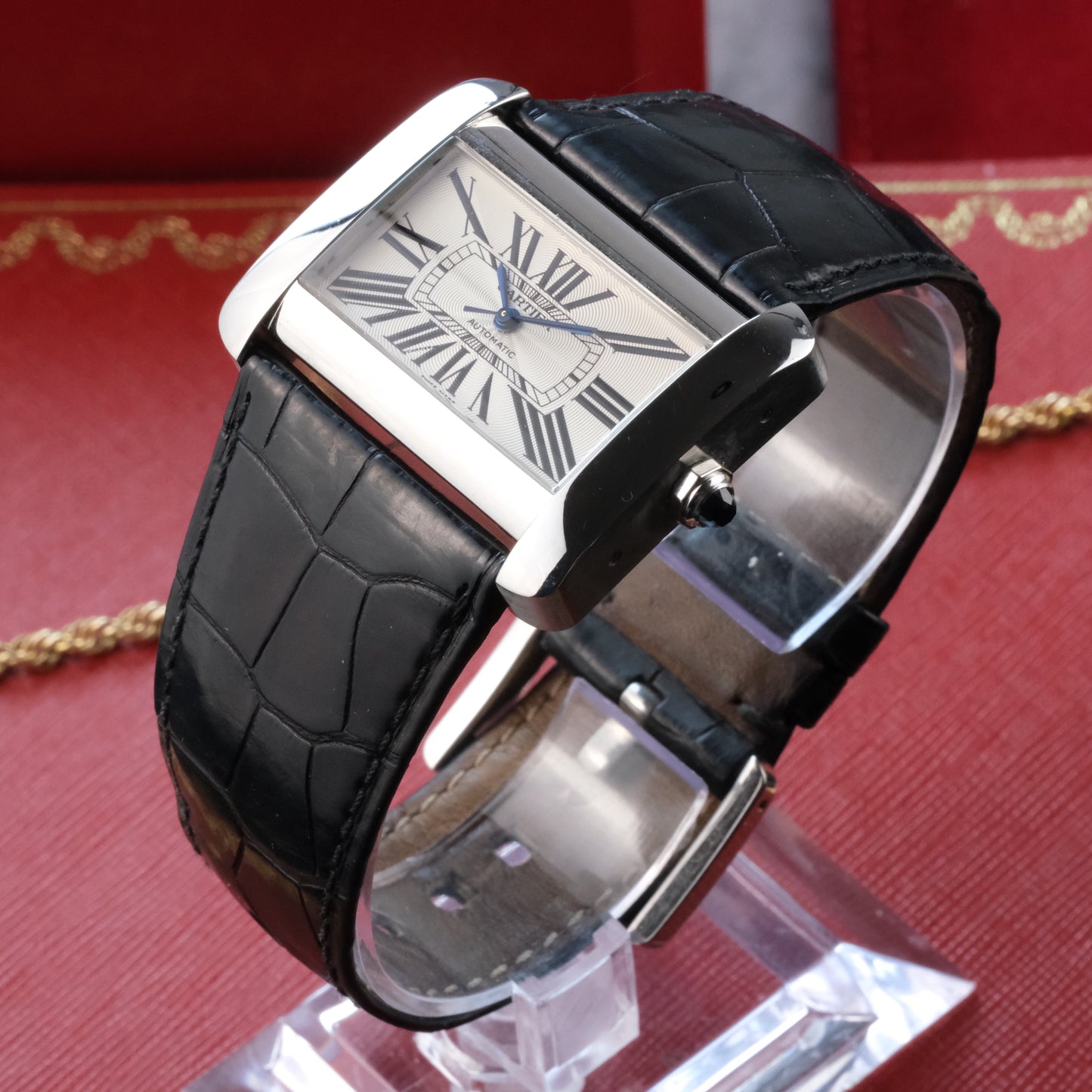 2004 Cartier Tank Divan 2612 with box and papers