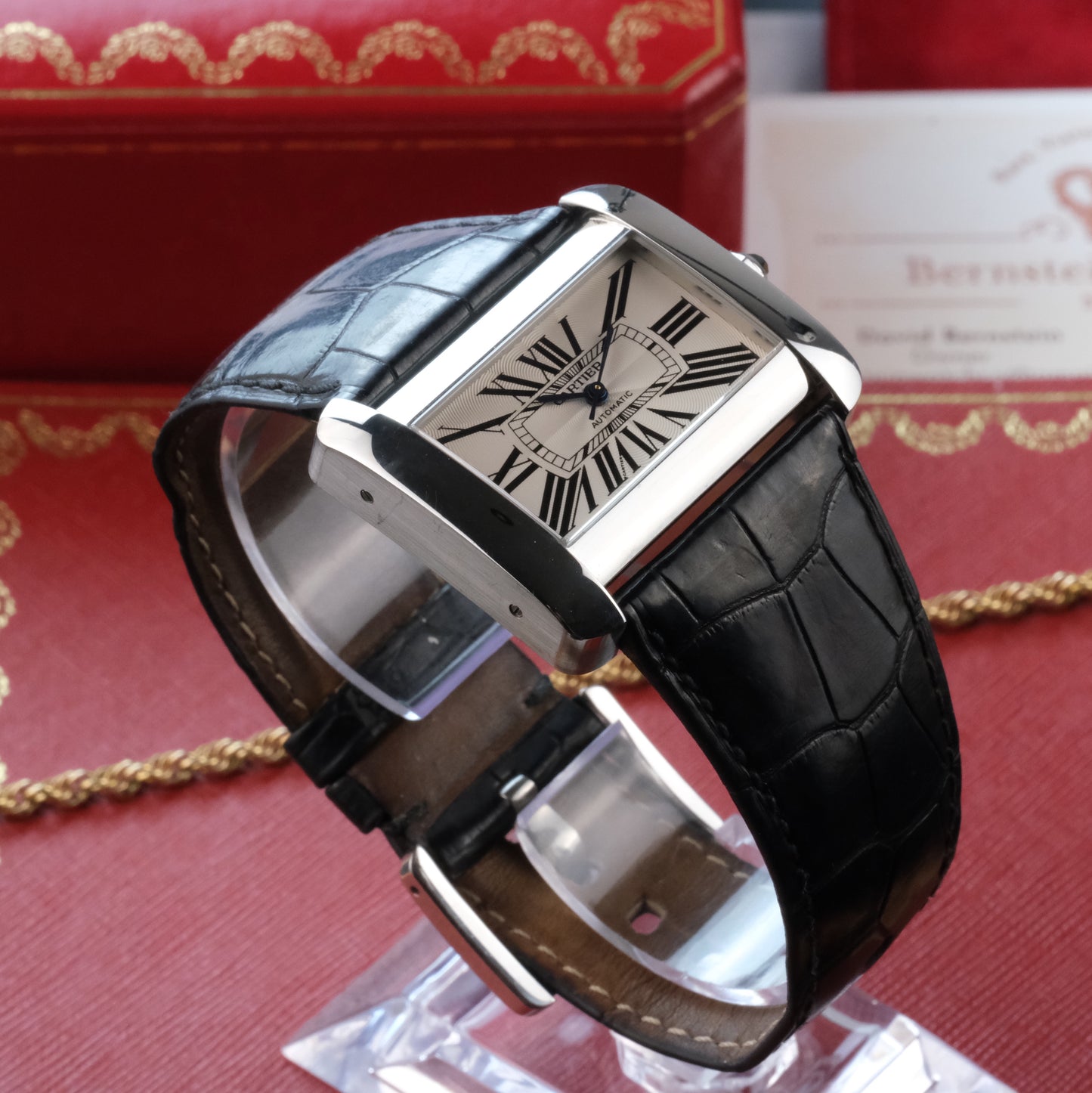 2004 Cartier Tank Divan 2612 with box and papers