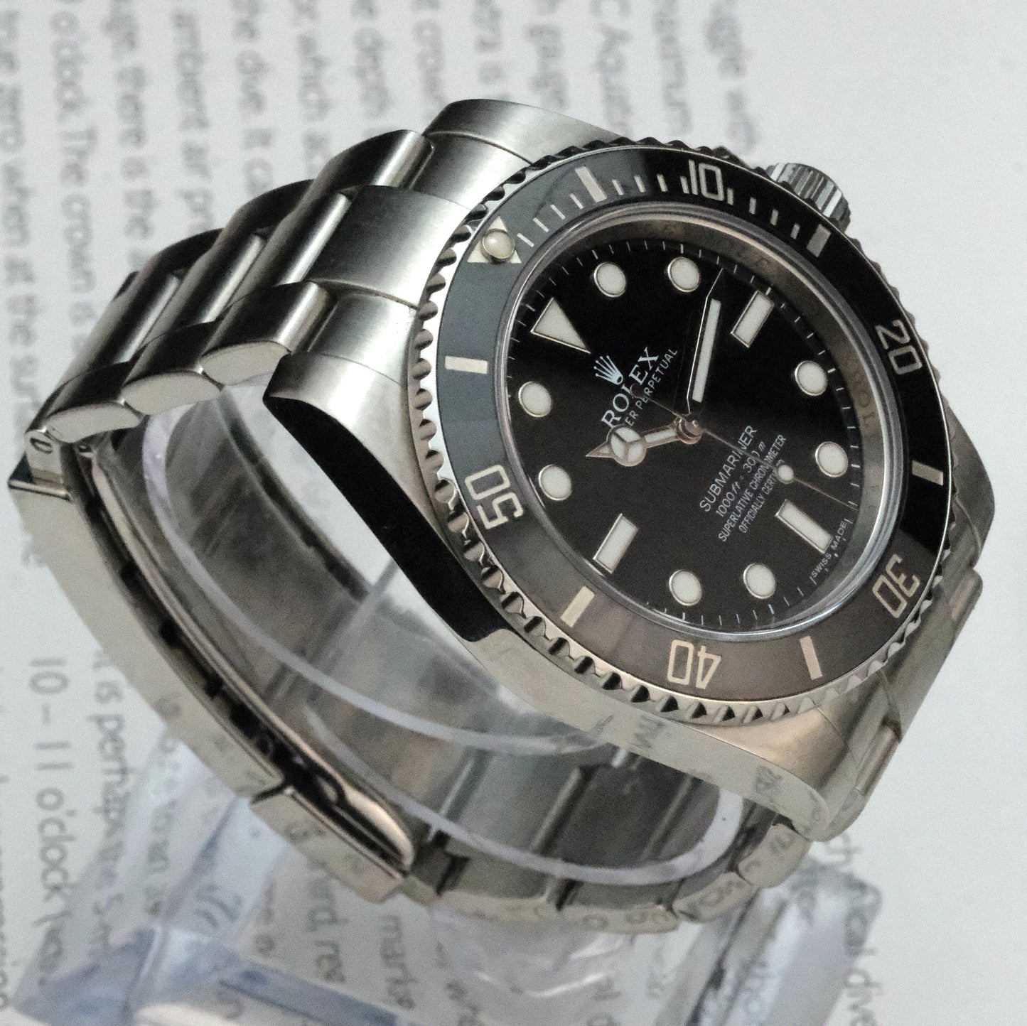 2012 Rolex 114060 Submariner