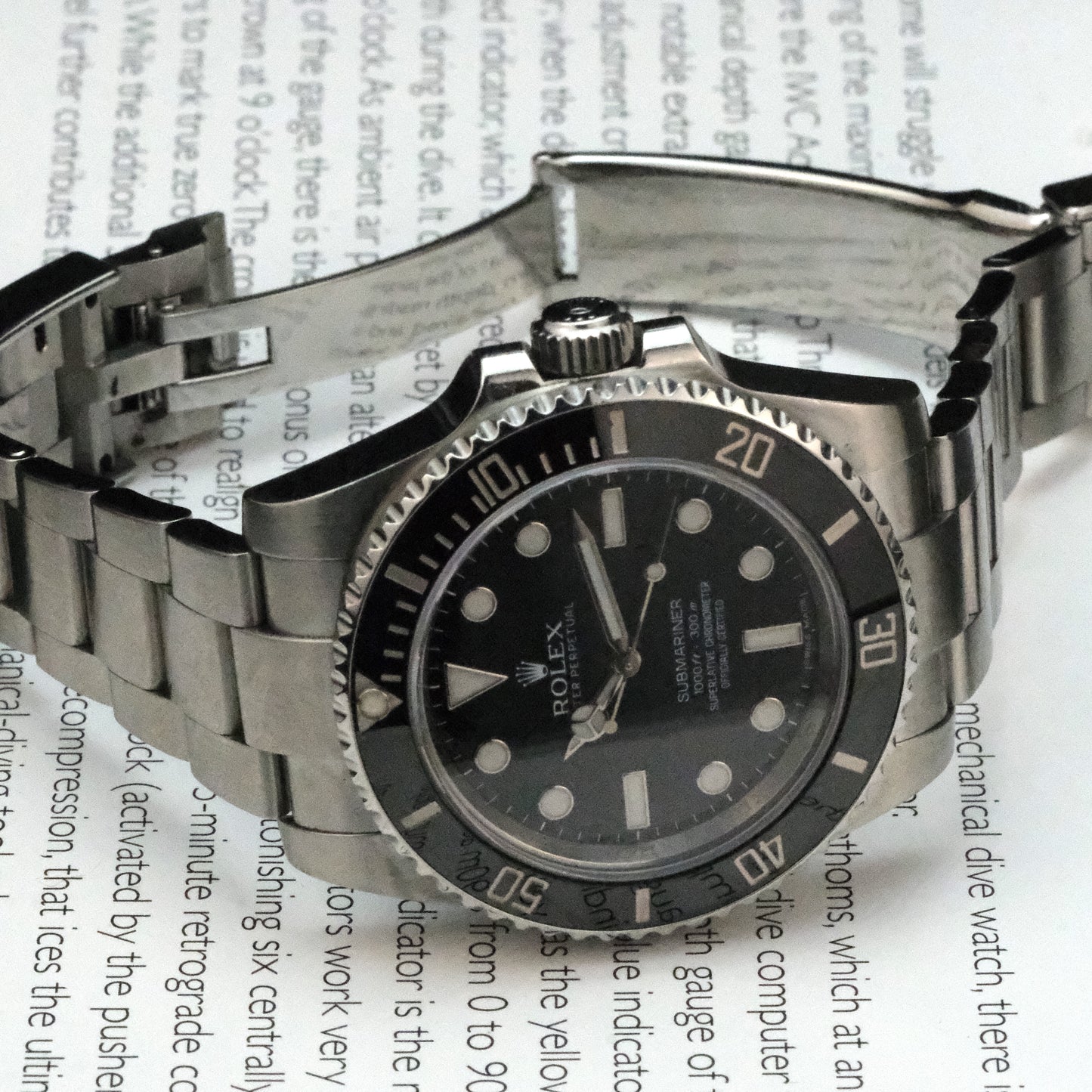 2012 Rolex 114060 Submariner