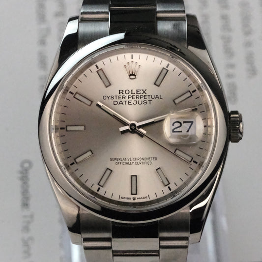 2019 Rolex Oyster Perpetual Datejust 126200 with card