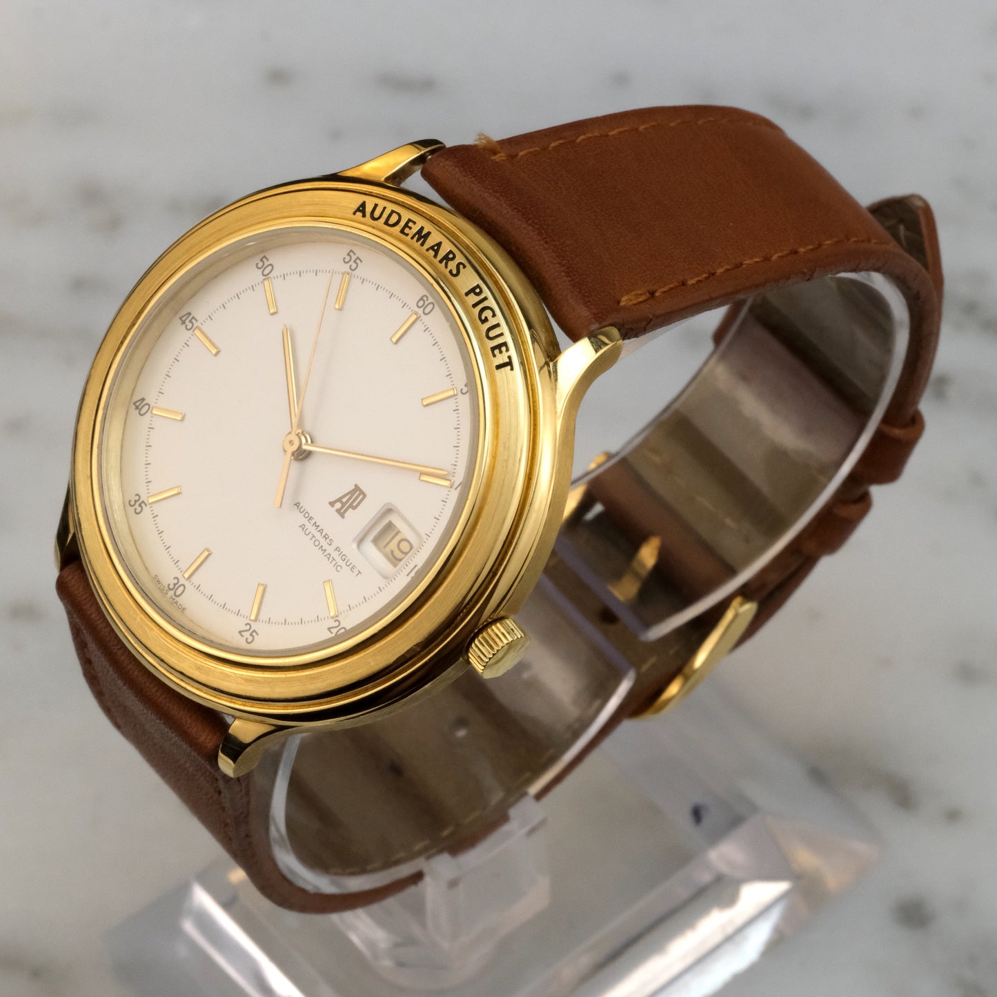 Early 1990's Audemars Piguet Huitième 14593BA with service box