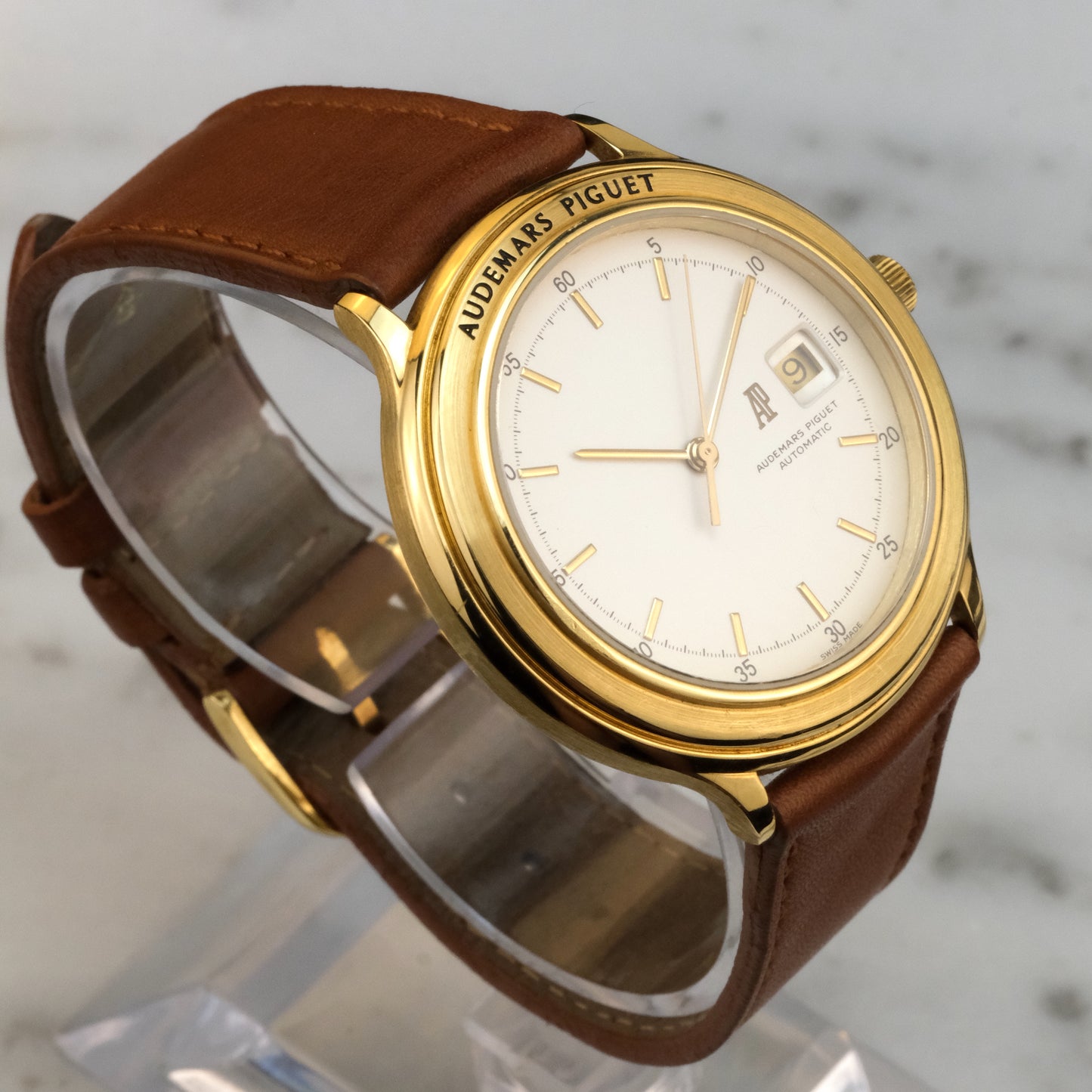 Early 1990's Audemars Piguet Huitième 14593BA with service box