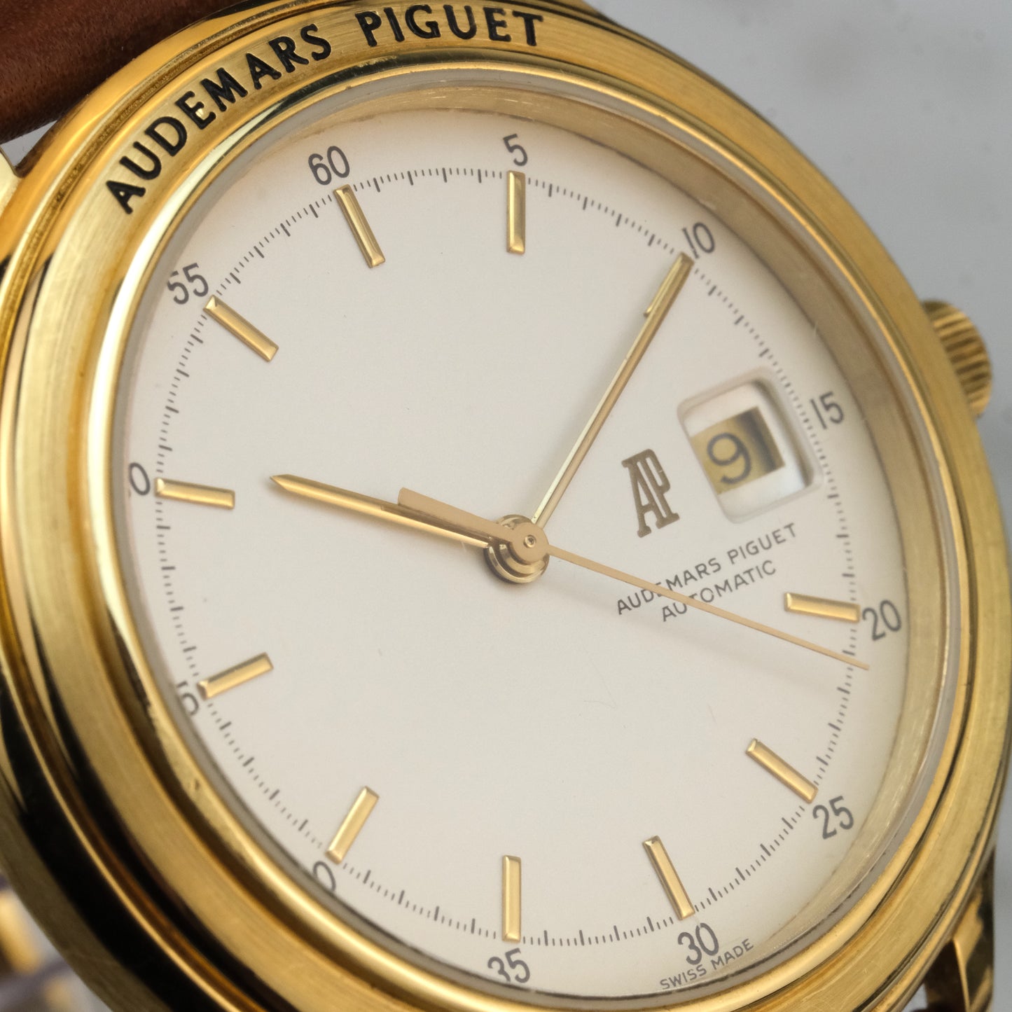 Early 1990's Audemars Piguet Huitième 14593BA with service box