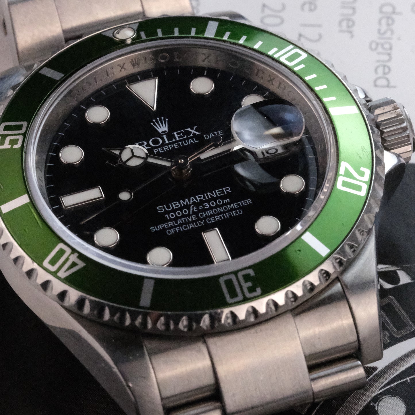 Rolex "Kermit" 16610LV Submariner