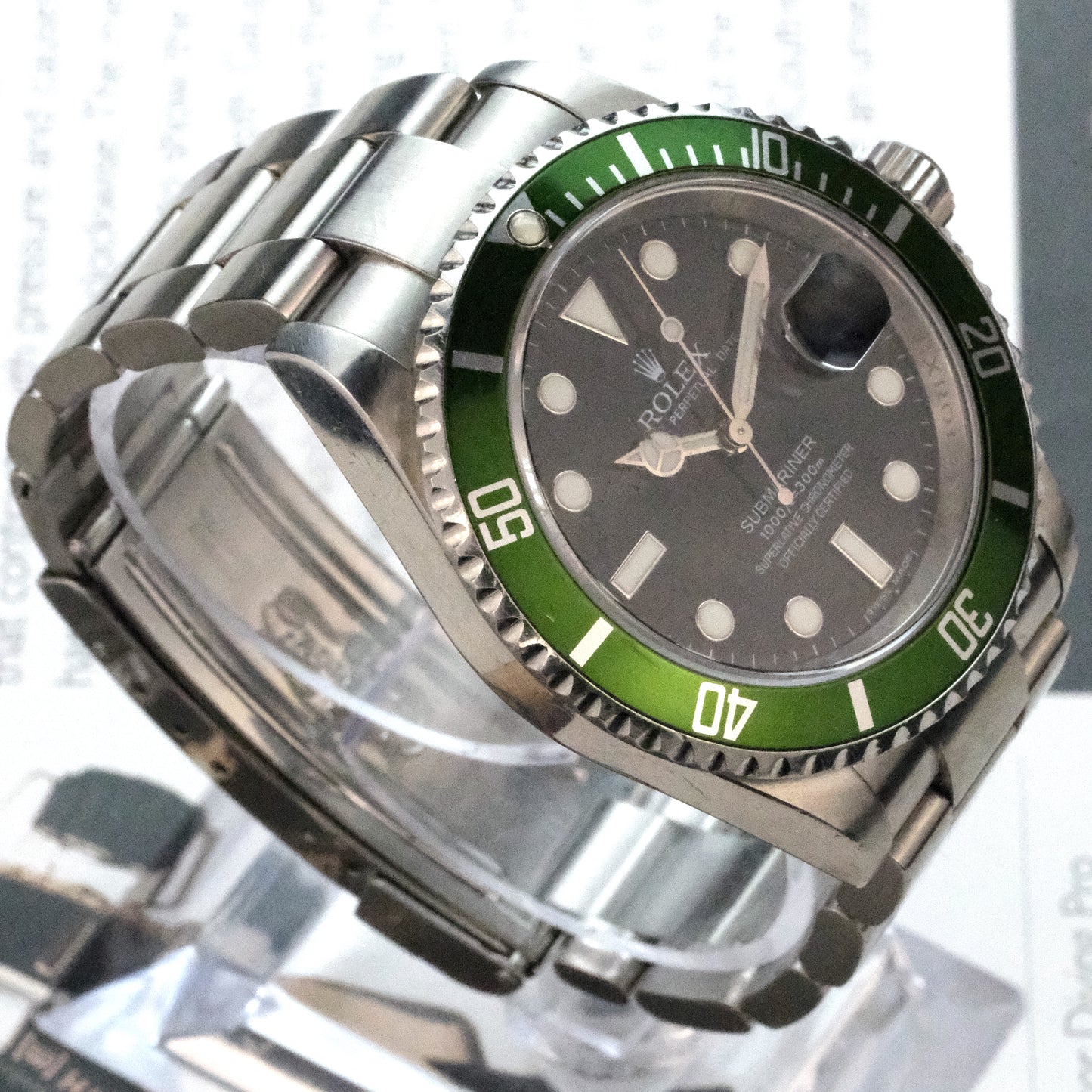 Rolex "Kermit" 16610LV Submariner