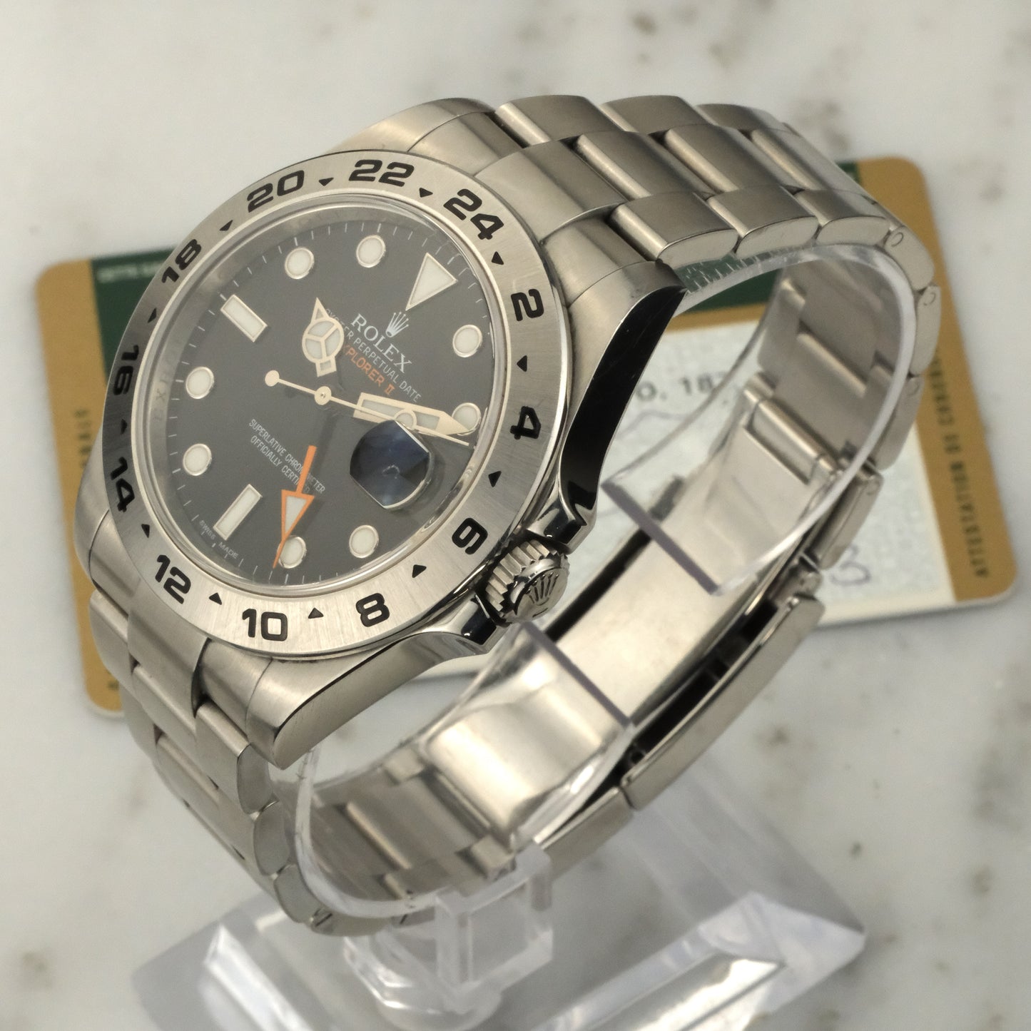 2013 Rolex Explorer II Black Dial | 216570 | With Card