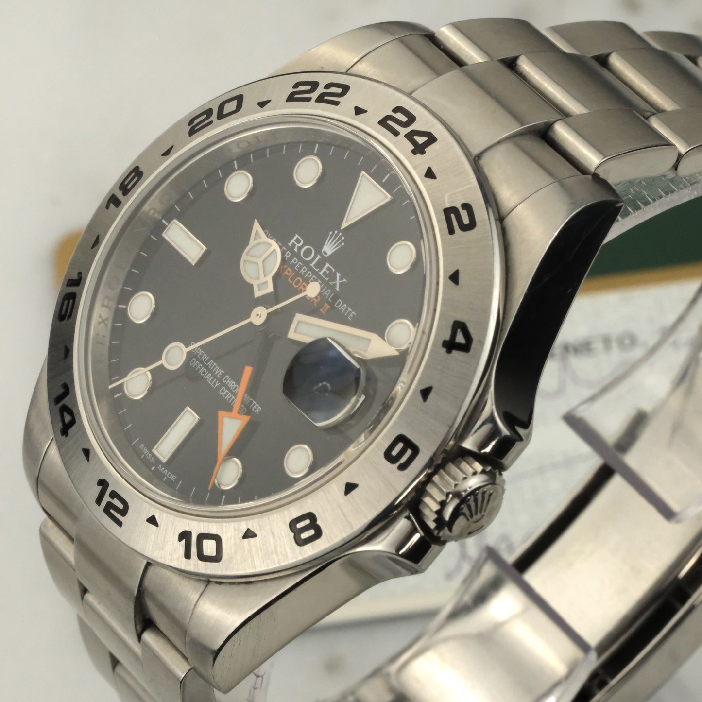 2013 Rolex Explorer II Black Dial | 216570 | With Card