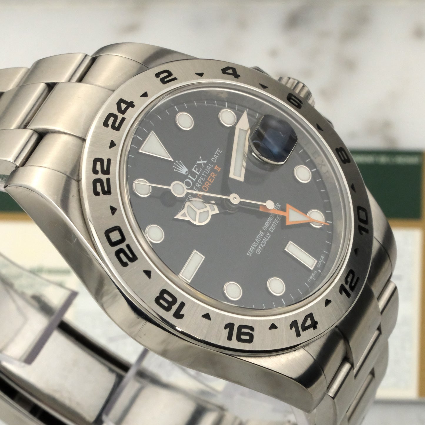 2013 Rolex Explorer II Black Dial | 216570 | With Card