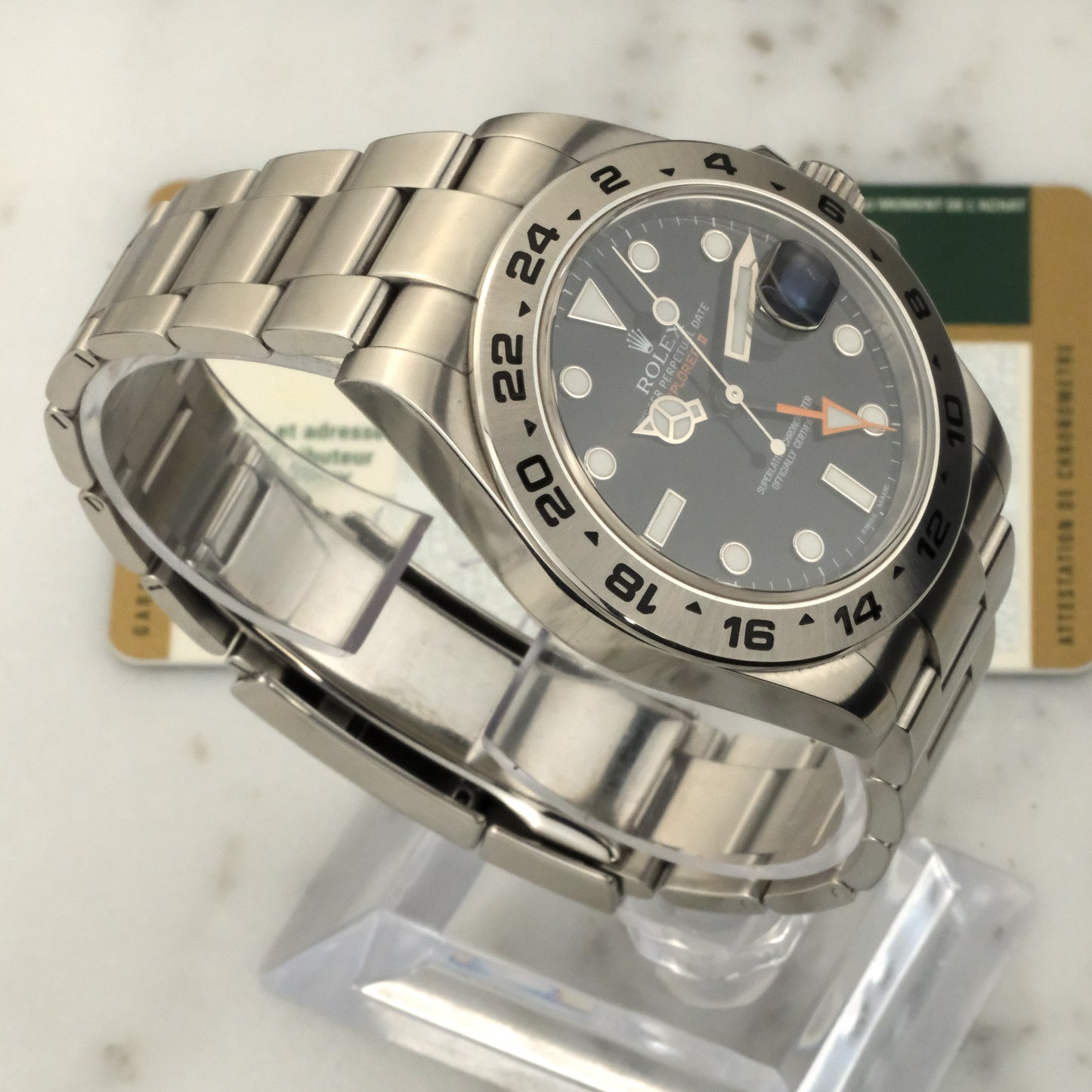 2013 Rolex Explorer II Black Dial | 216570 | With Card