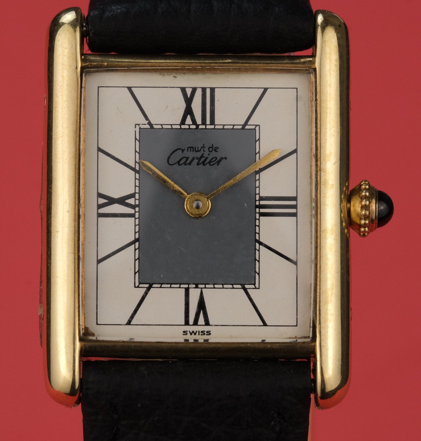 1990's Cartier Tank Must, Large Roman Dial