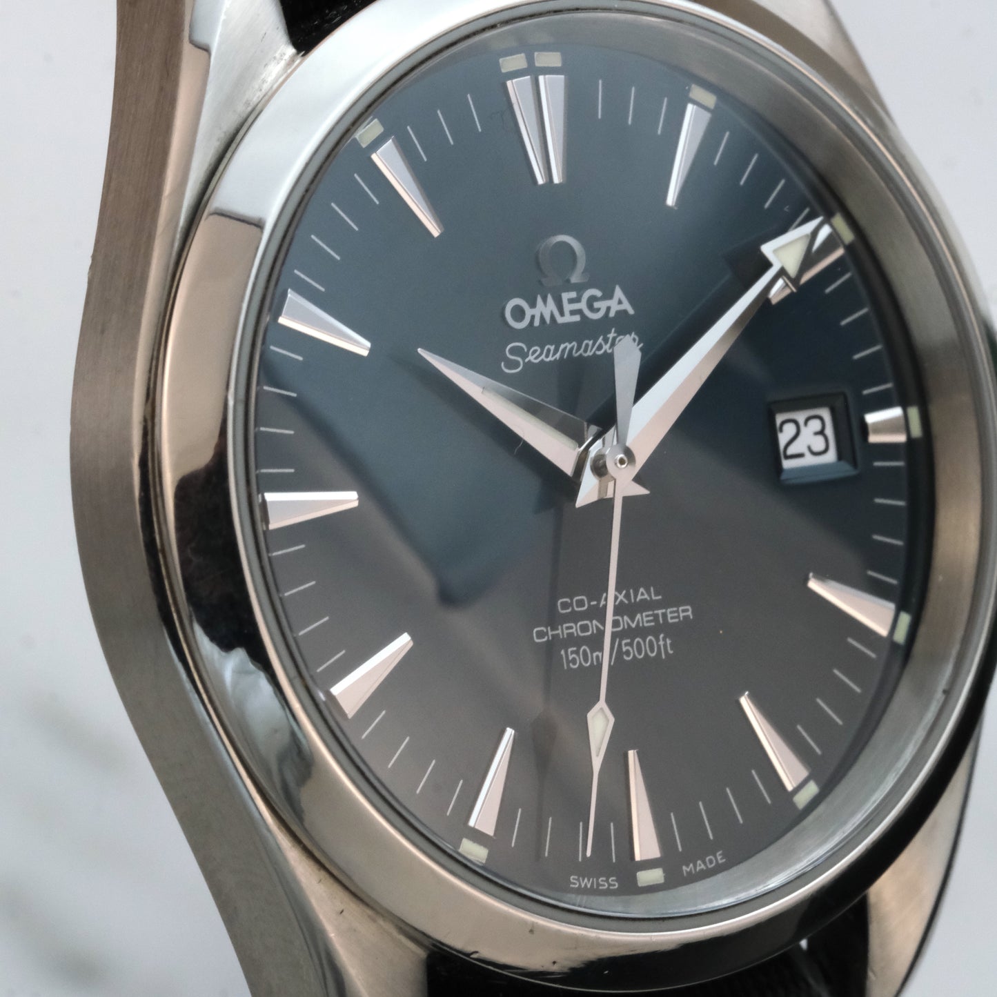 2000's era Omega Seamaster Aqua Terra 2503.80 on Omega NATO Strap