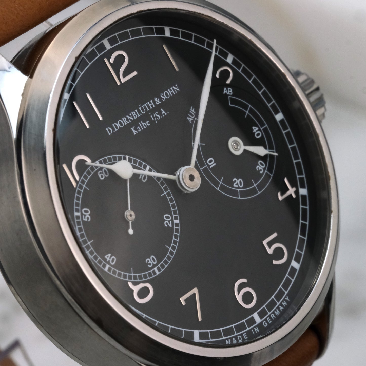 D. Dornblüth & Sohn 99.2 Power Reserve Small Seconds Lumed Hands | Box & Accessories